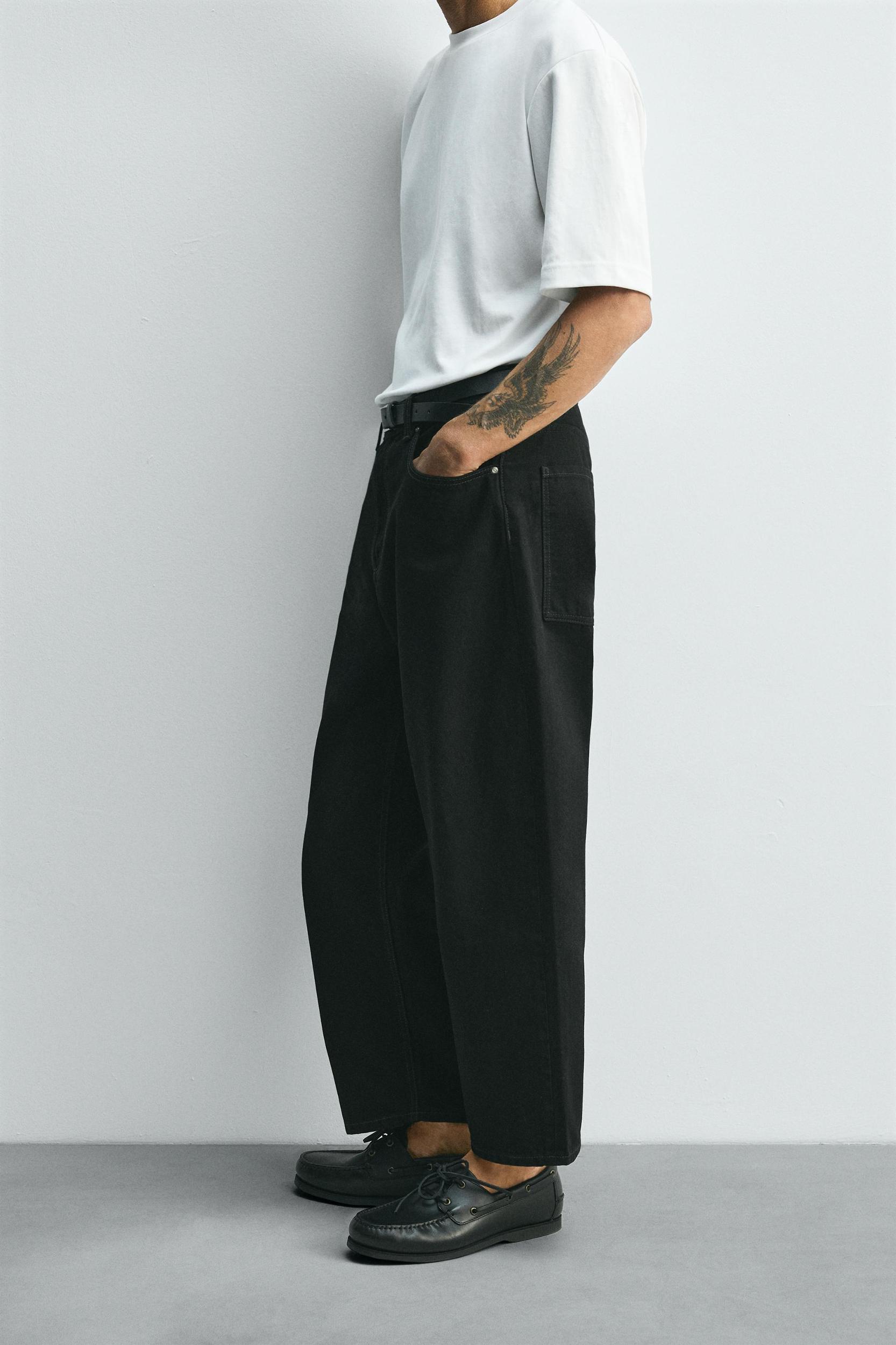 TAPERED WIDE FIT JEANS Product Image