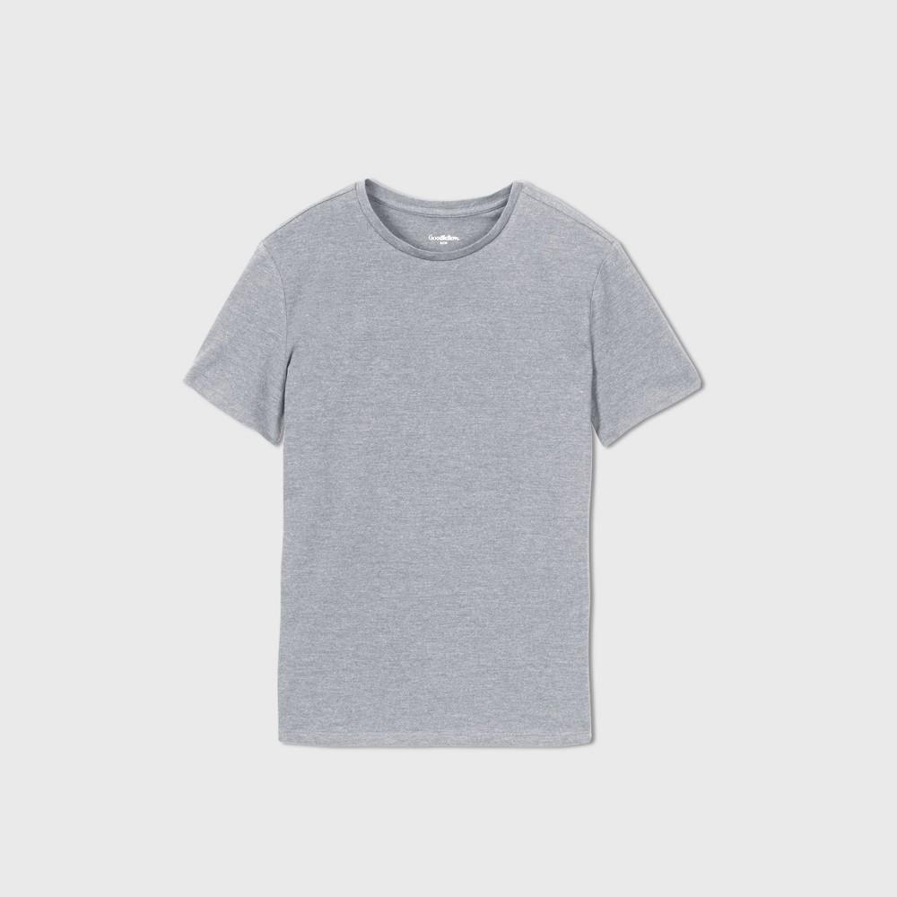 Men's Every Wear Short Sleeve T-Shirt - Goodfellow & Co™ Gray XL: Crew Neck, Midweight Product Image