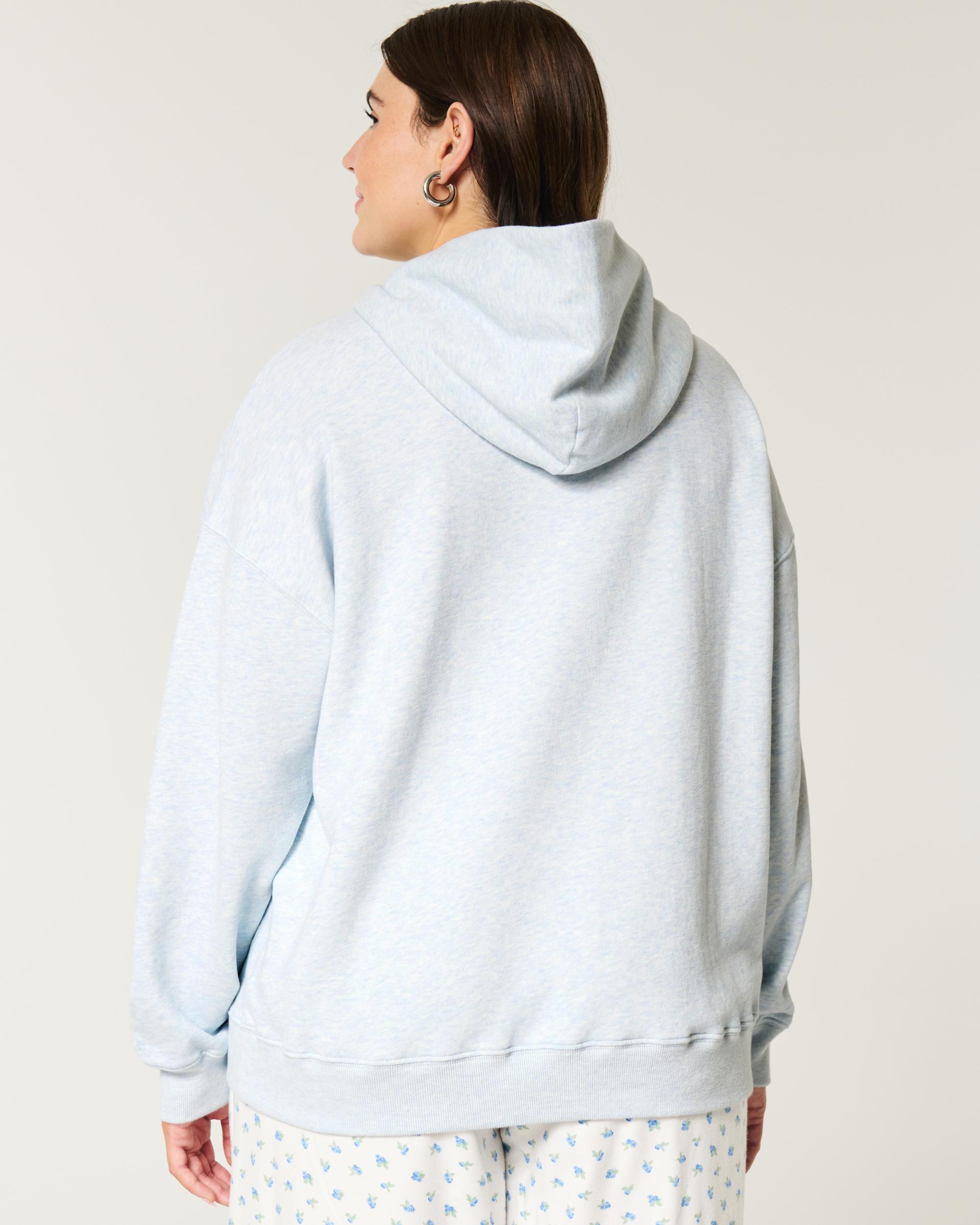 Hollister Feel Good Fleece Oversized Hoodie Product Image