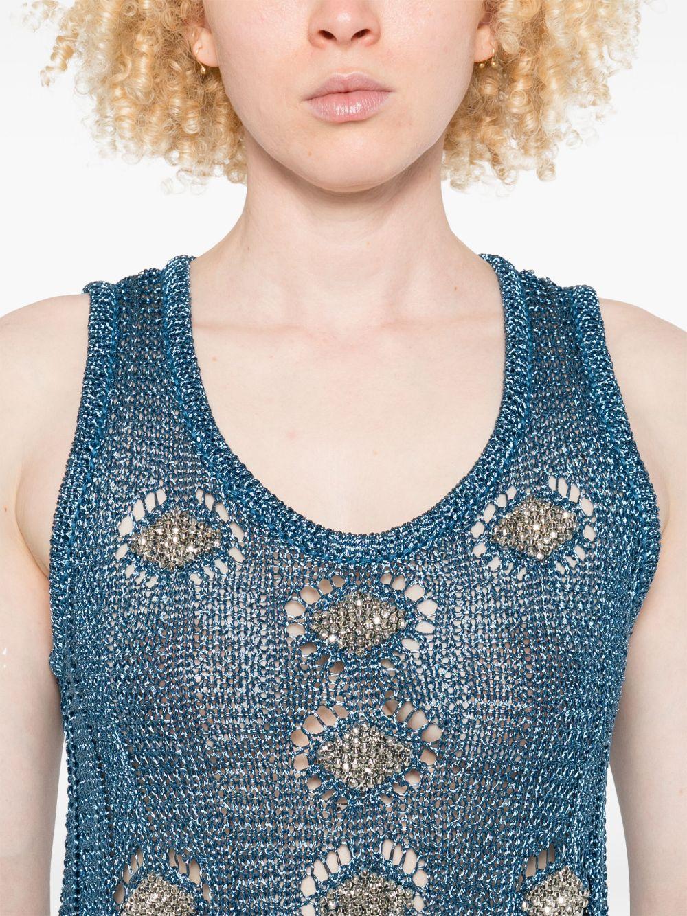 lurex-knit midi dress Product Image