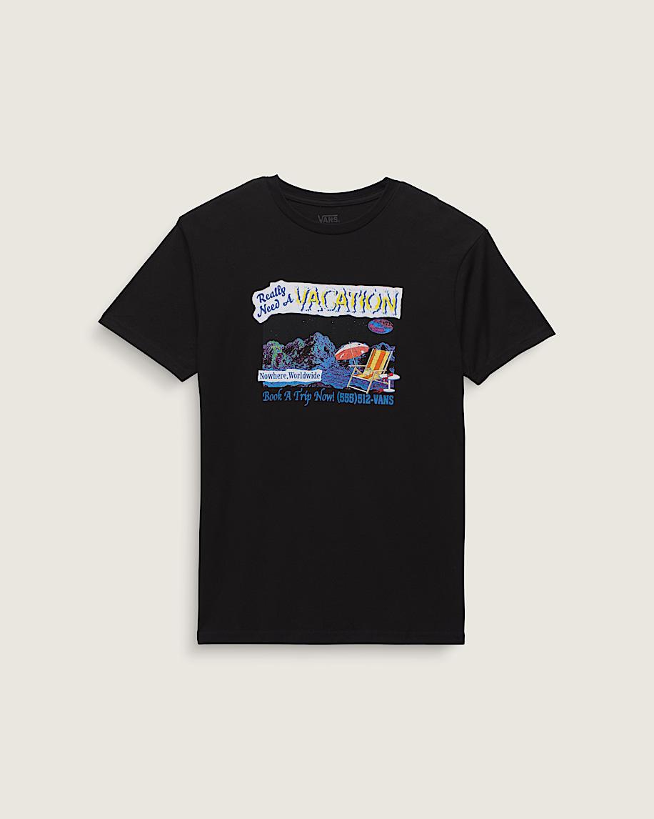 Need a Vacation T-Shirt in Black| Vans US Product Image