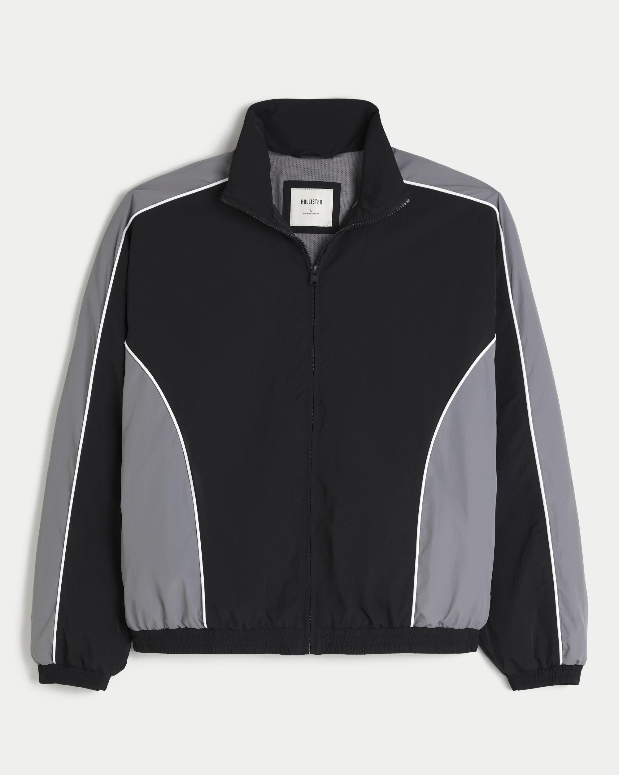 Zip-Up Windbreaker Jacket Product Image