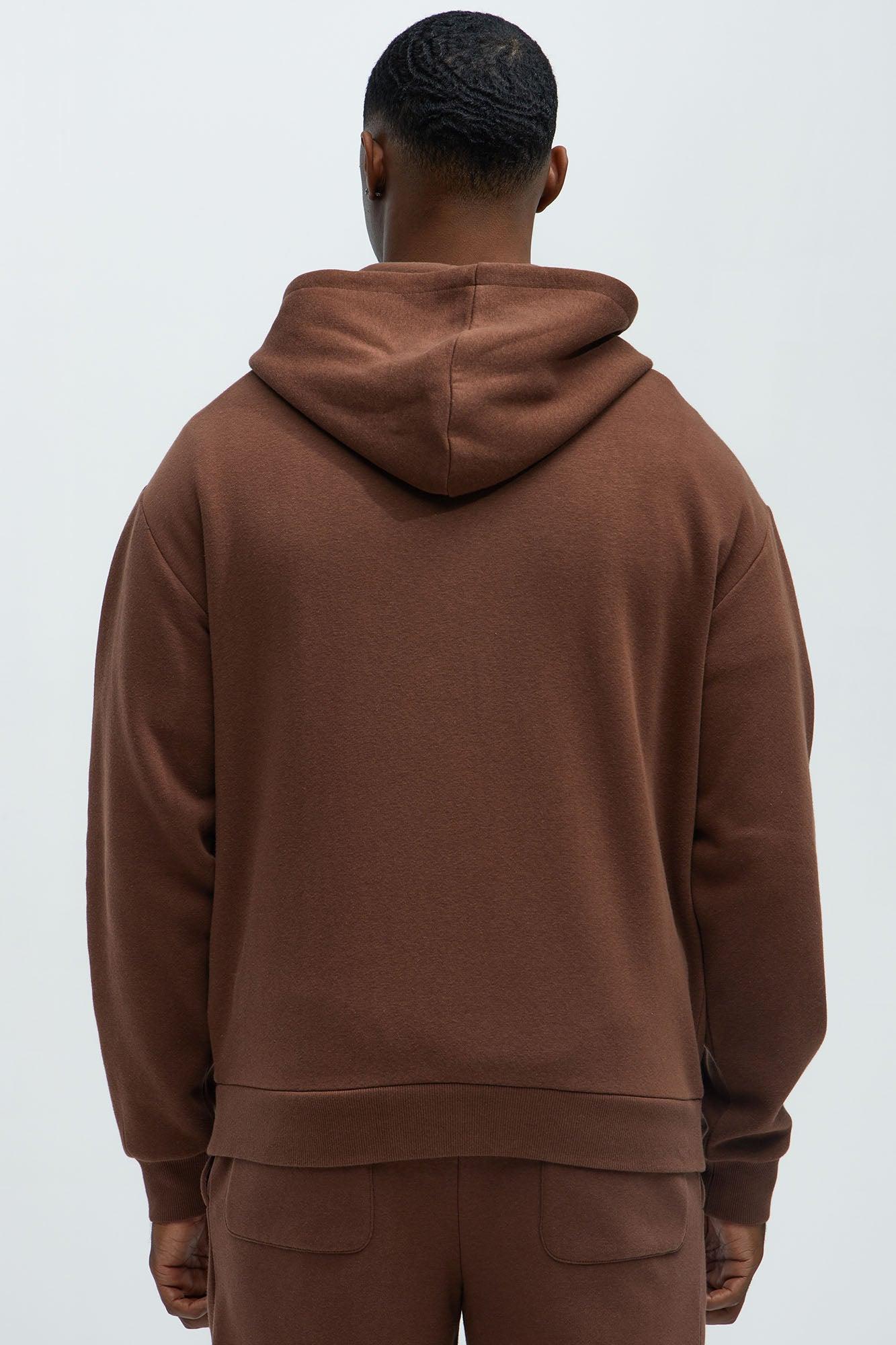Tyson City of NY Zip Up Hoodie - Brown Product Image