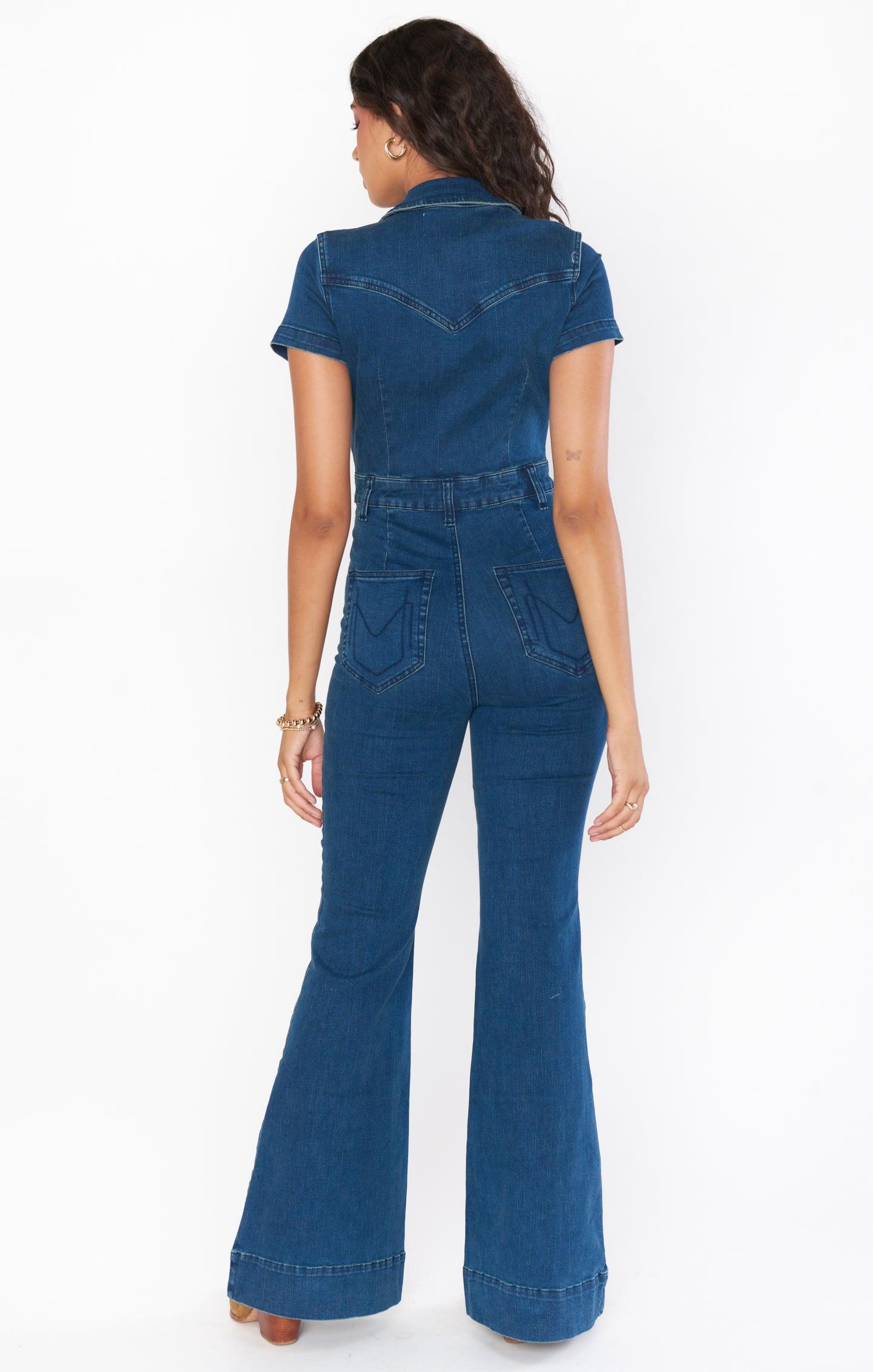 Everhart Jumpsuit ~ Lunar Blue Product Image