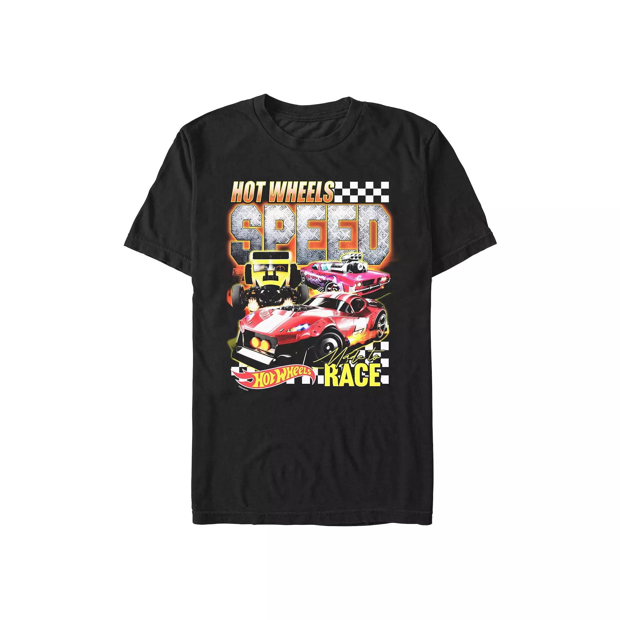 Men's Hot Wheels Speed Made To Race Graphic Tee,  Product Image