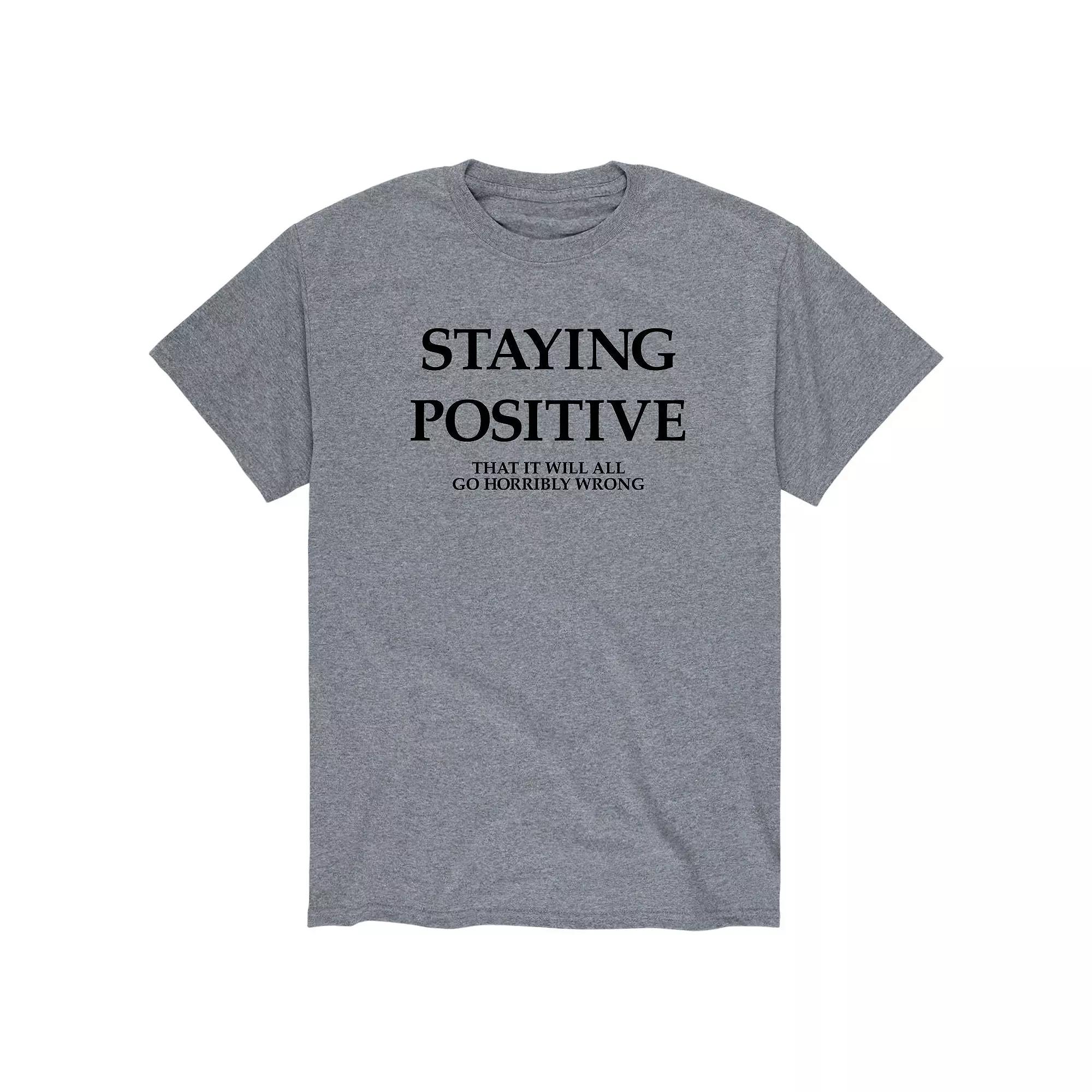 Men's Staying Positive Tee,  Product Image