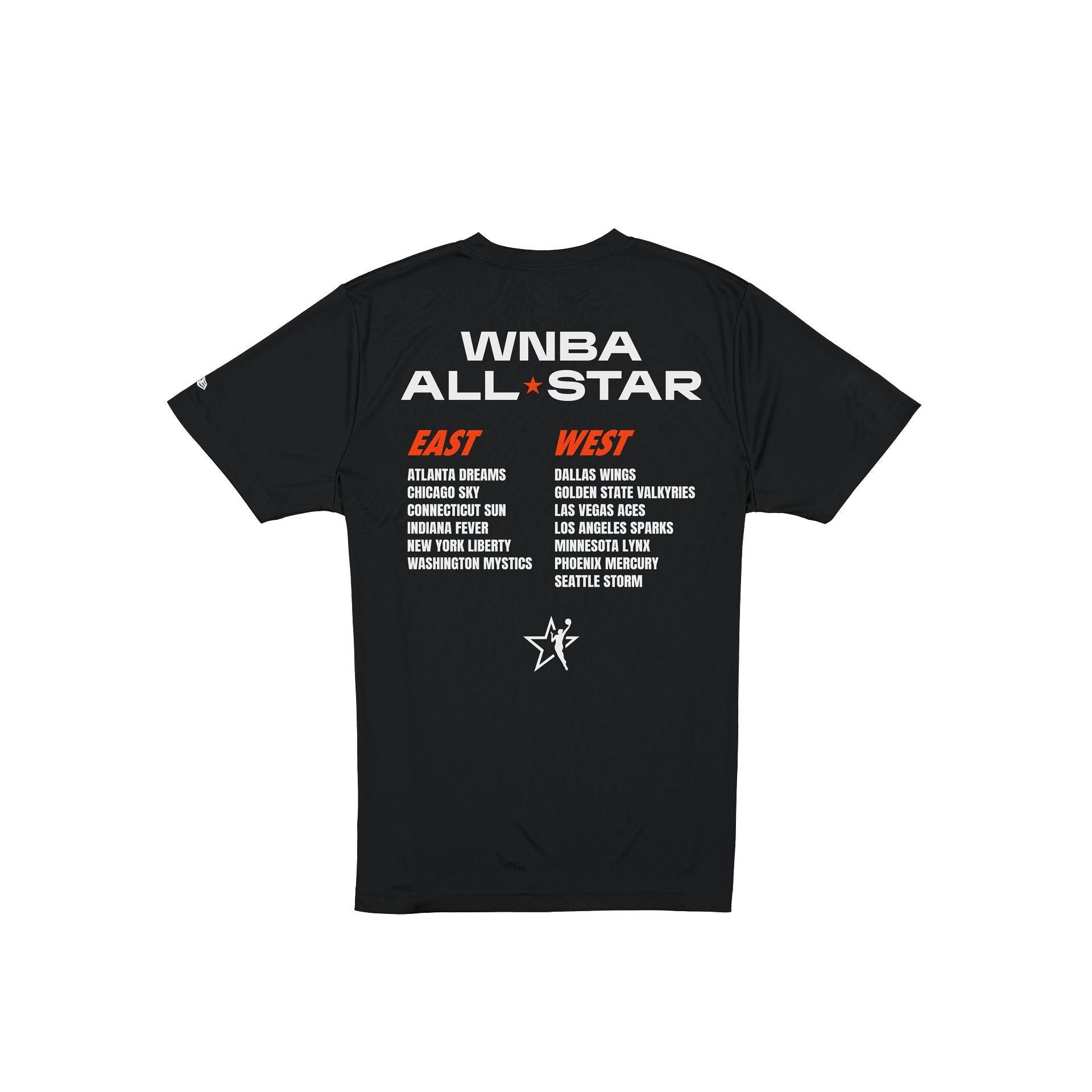 2025 WNBA All-Star Game Black T-Shirt Male Product Image