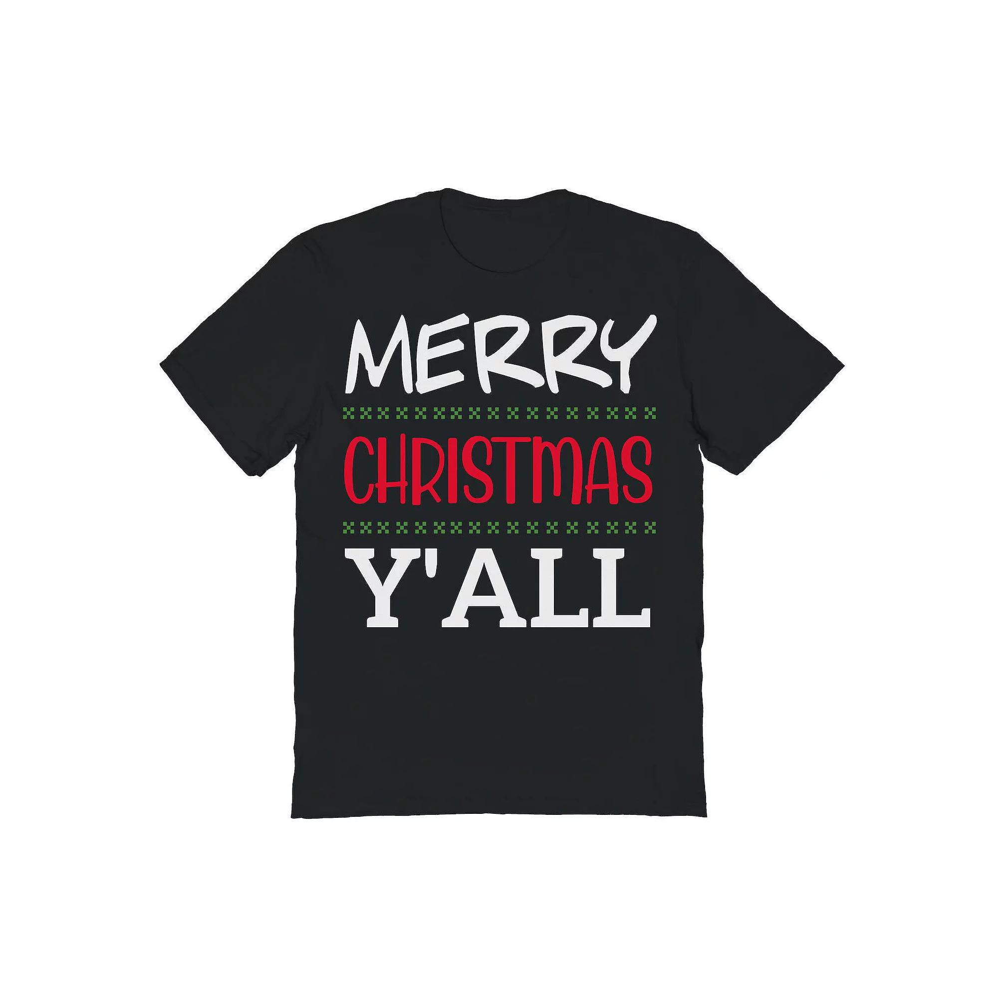 Men's Merry Christmas Graphic Tee, Adult Unisex,  Product Image