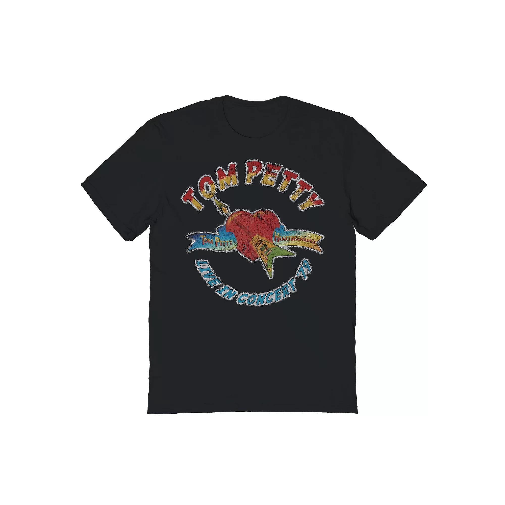Men's Tom Petty Live in '79 Graphic Tee, Size: Medium, Black Product Image