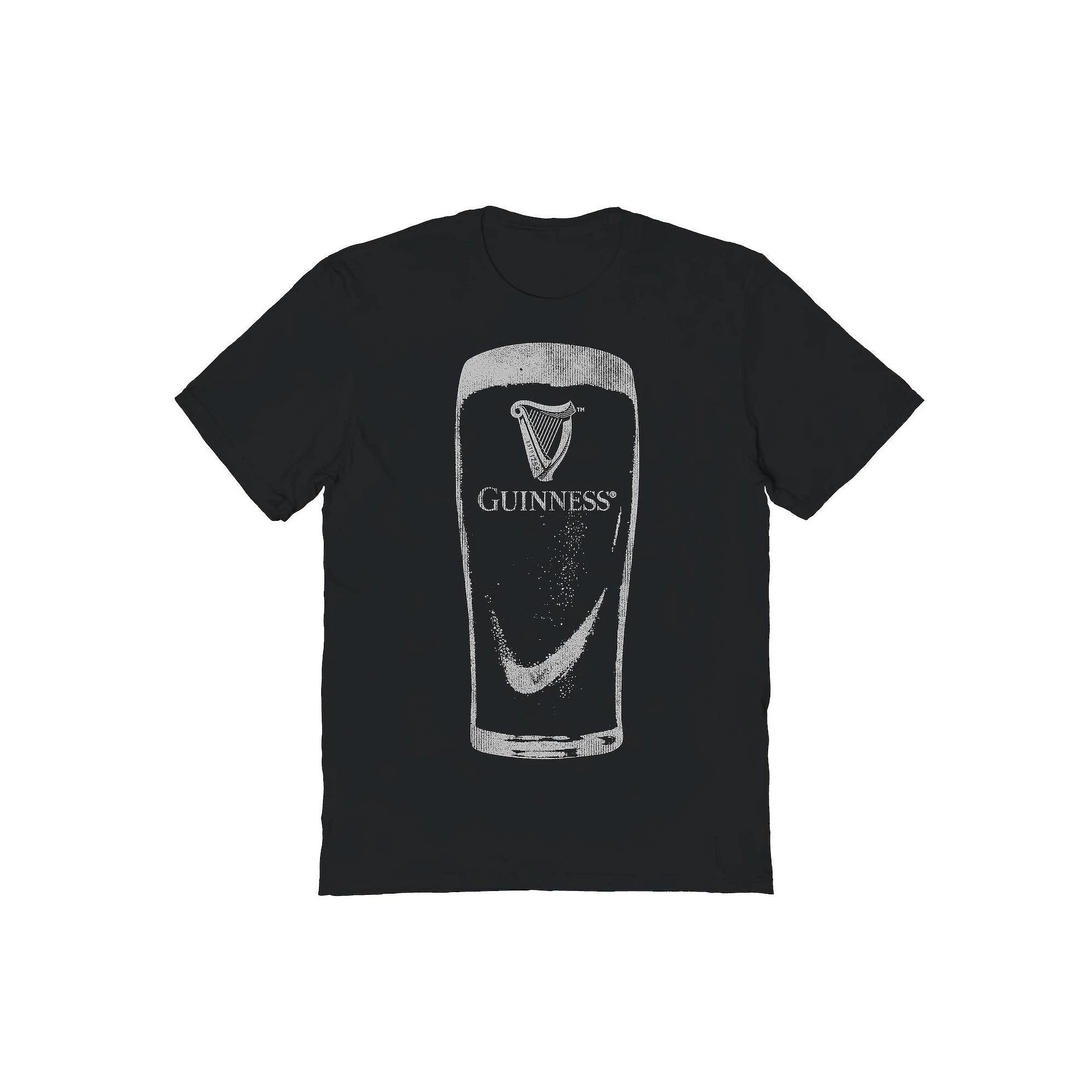 Men's Guinness Pint Glass Graphic Tee, Size: Large, Black Product Image