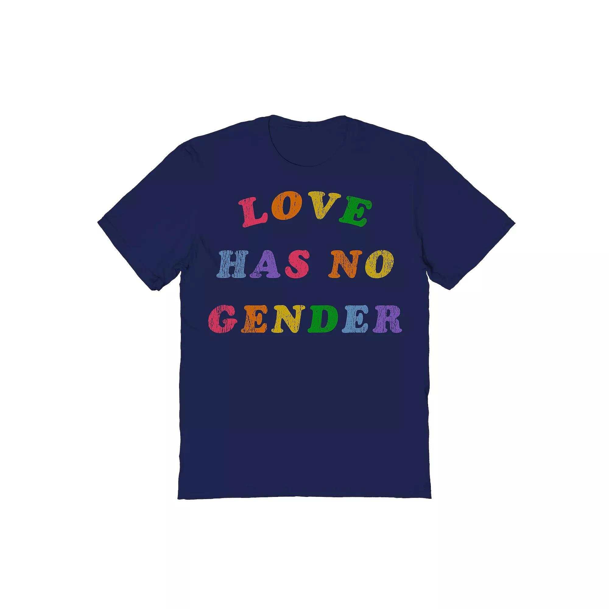 Men's COLAB89 Love Has No Gender Pride Graphic Tee, Adult Unisex,  Product Image
