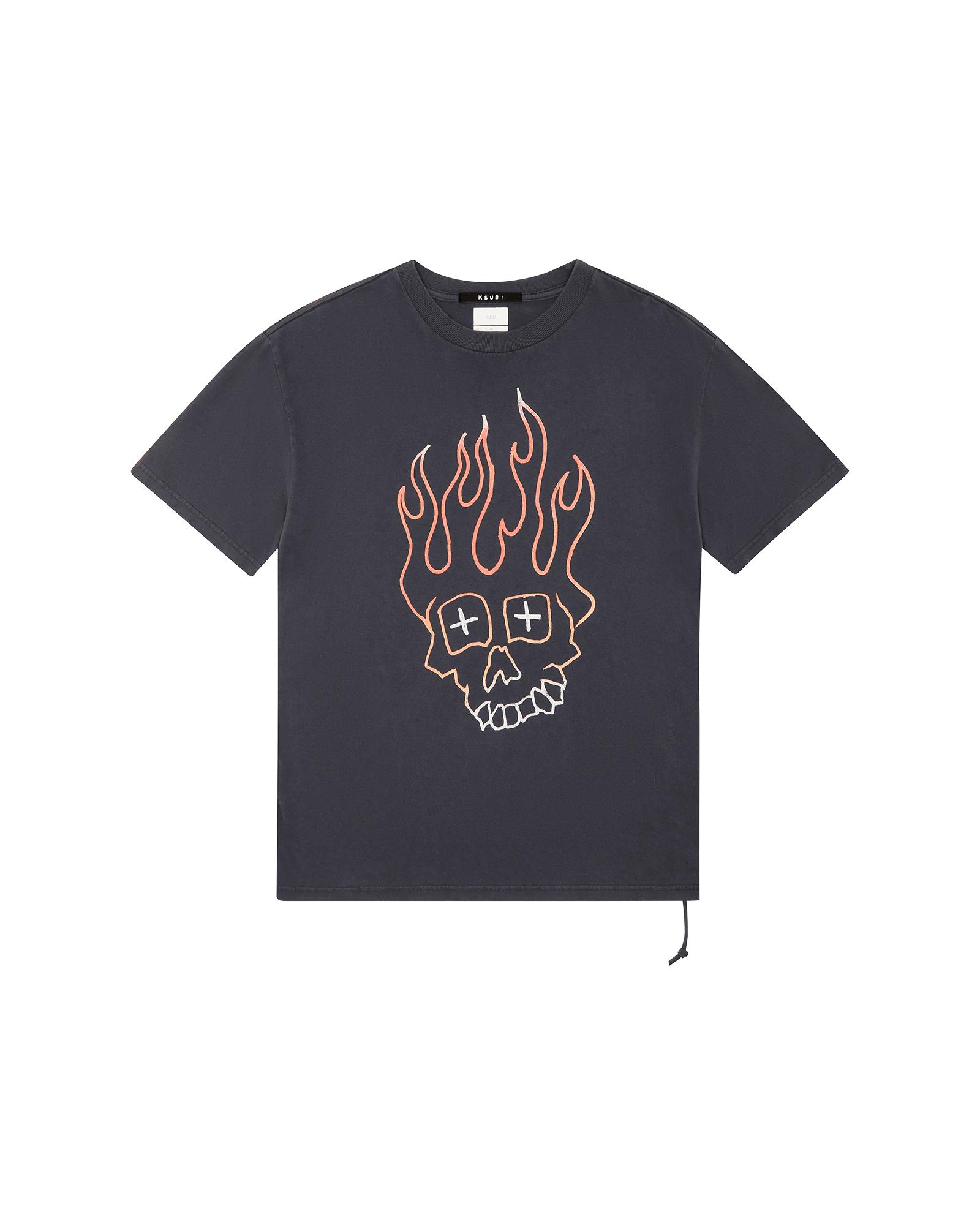 SKULL BIGGIE SS TEE FADED BLACK Male Product Image