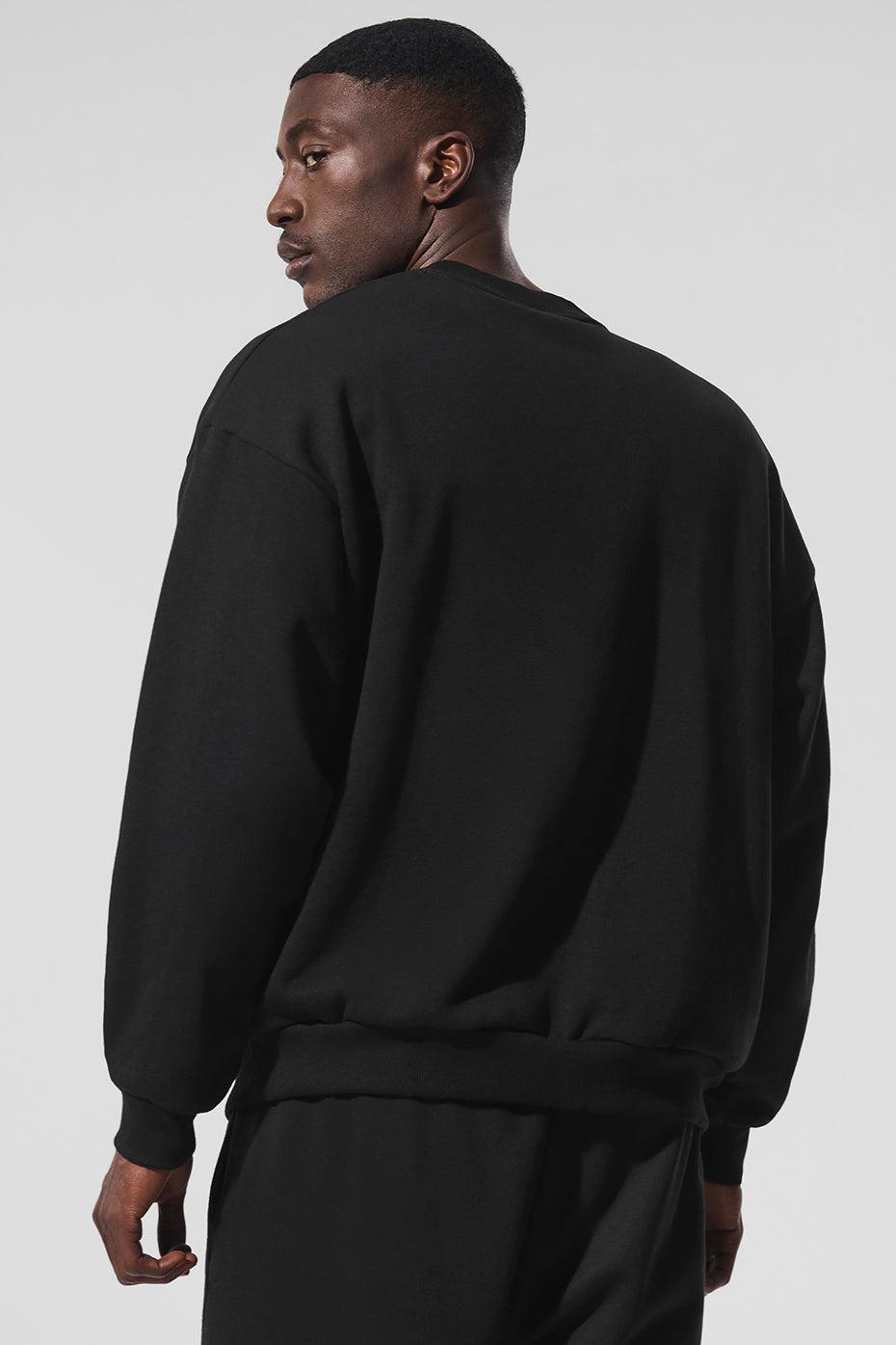 Accolade Crew Neck Pullover - Black Product Image