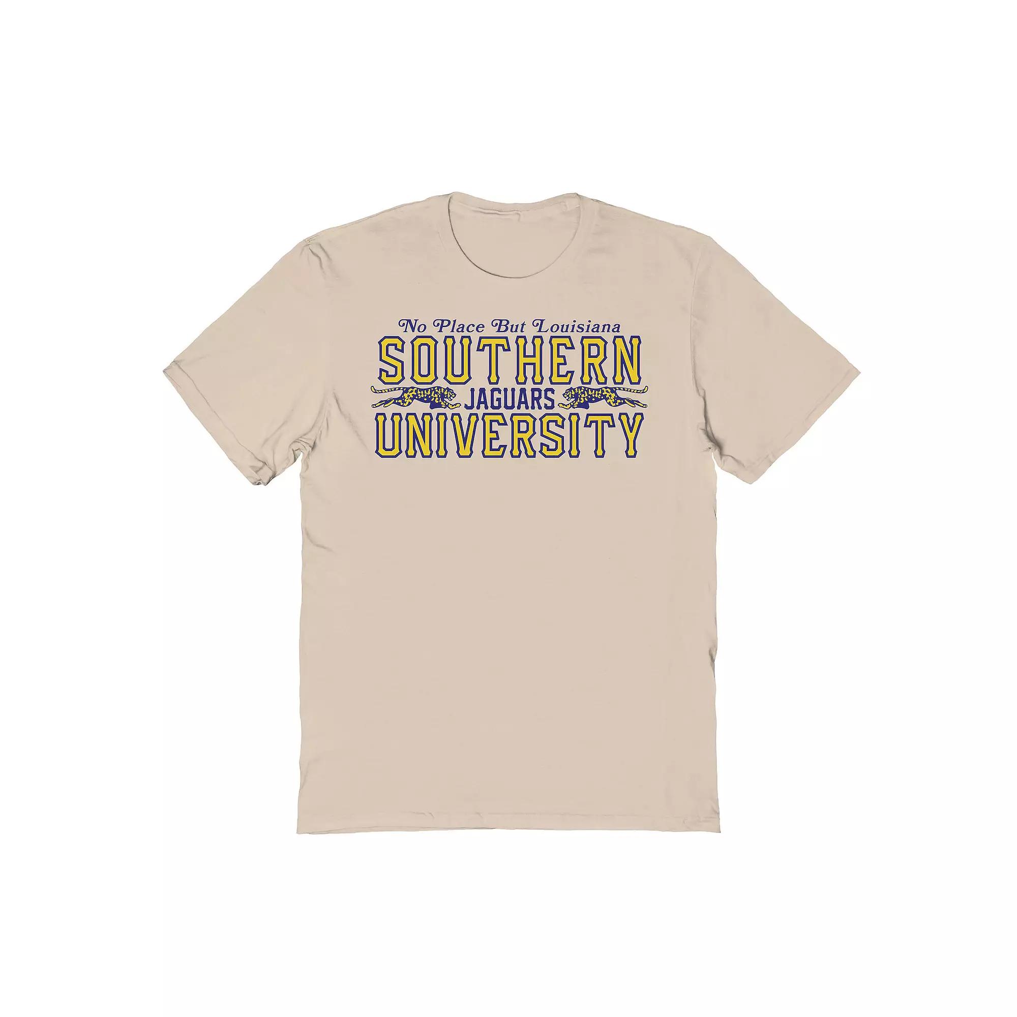 Men's Britney Spears Crossroads Southern University Jaguars Graphic Tee, Size: Small, Brown Product Image
