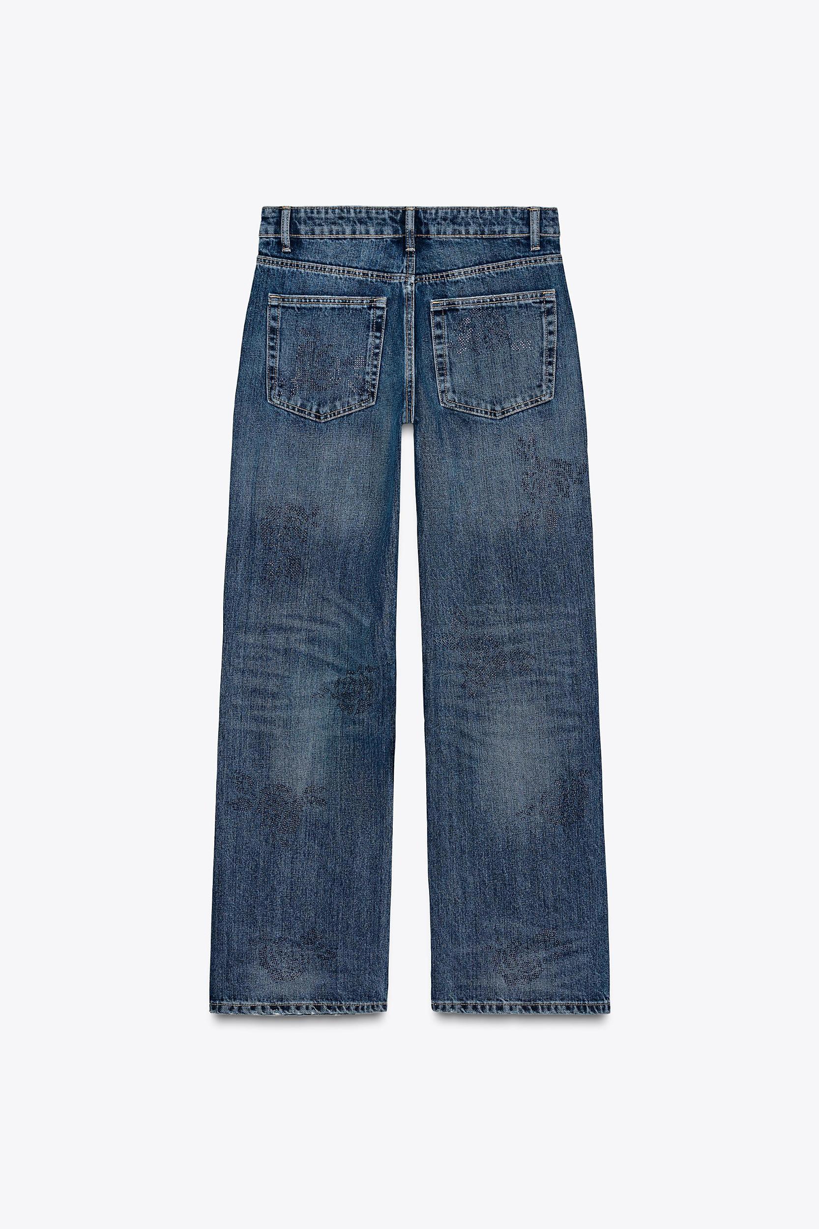 TRF MID-RISE WIDE LEG JEANS Product Image