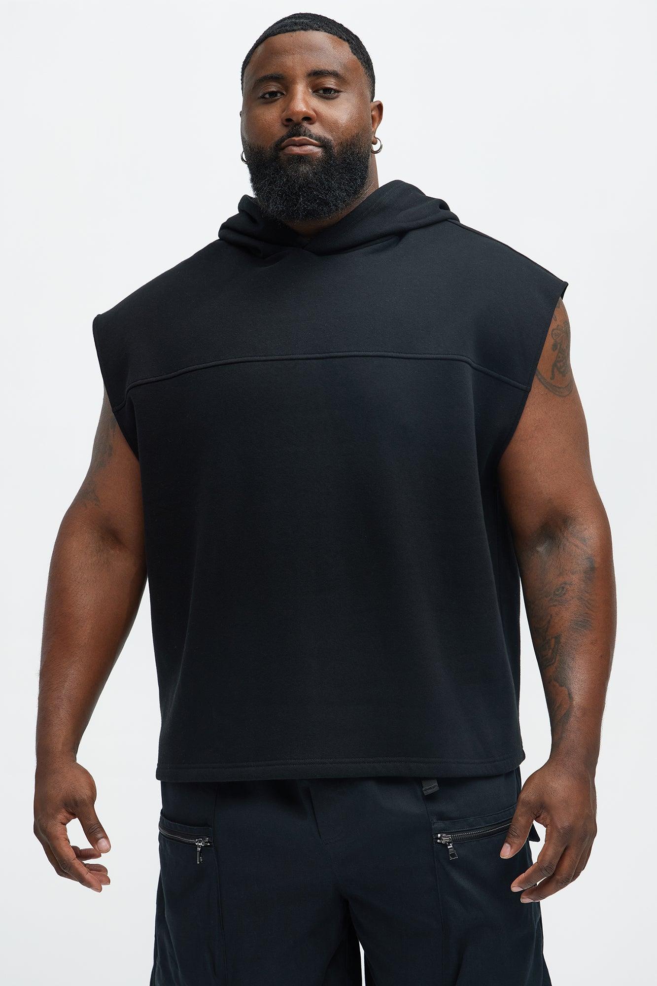Tyson Lets Go Sleeveless Hoodie - Black Product Image