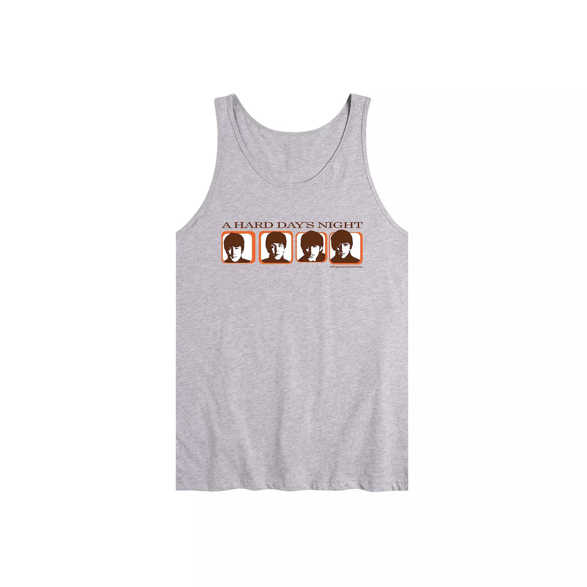 Men's The Beatles Hard Days Night Tank,  Product Image