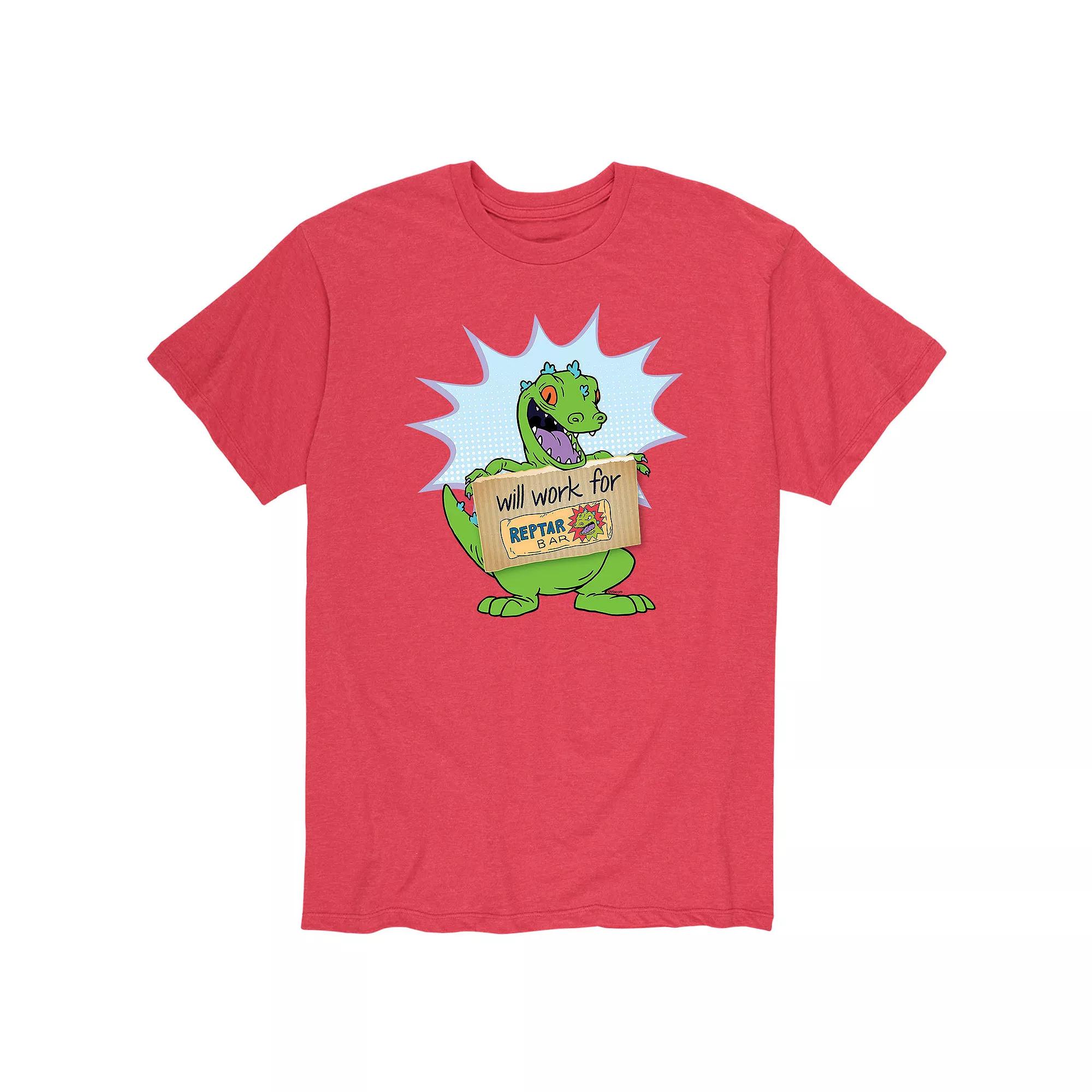 Men's Rugrats Reptar Work Tee,  Product Image
