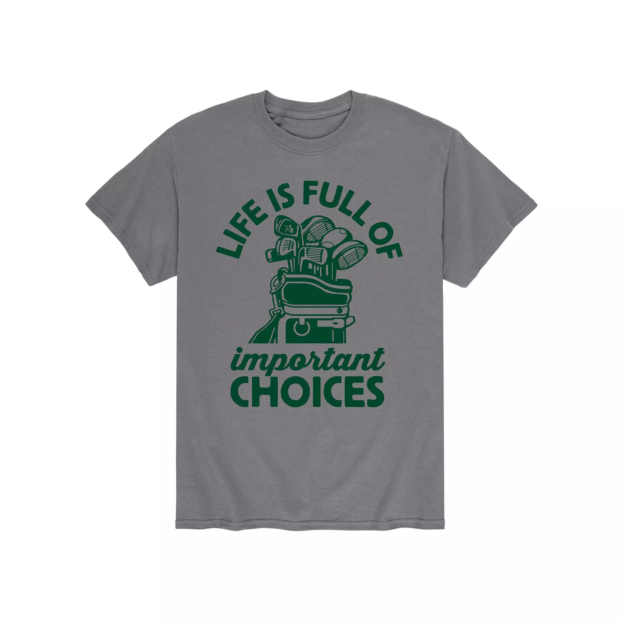 Men's Lif' Full Of Important Choices Tee,  Product Image