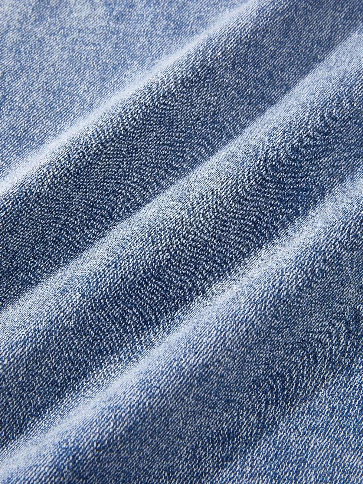 Mid Waist Washed Boyfriend Jeans Product Image