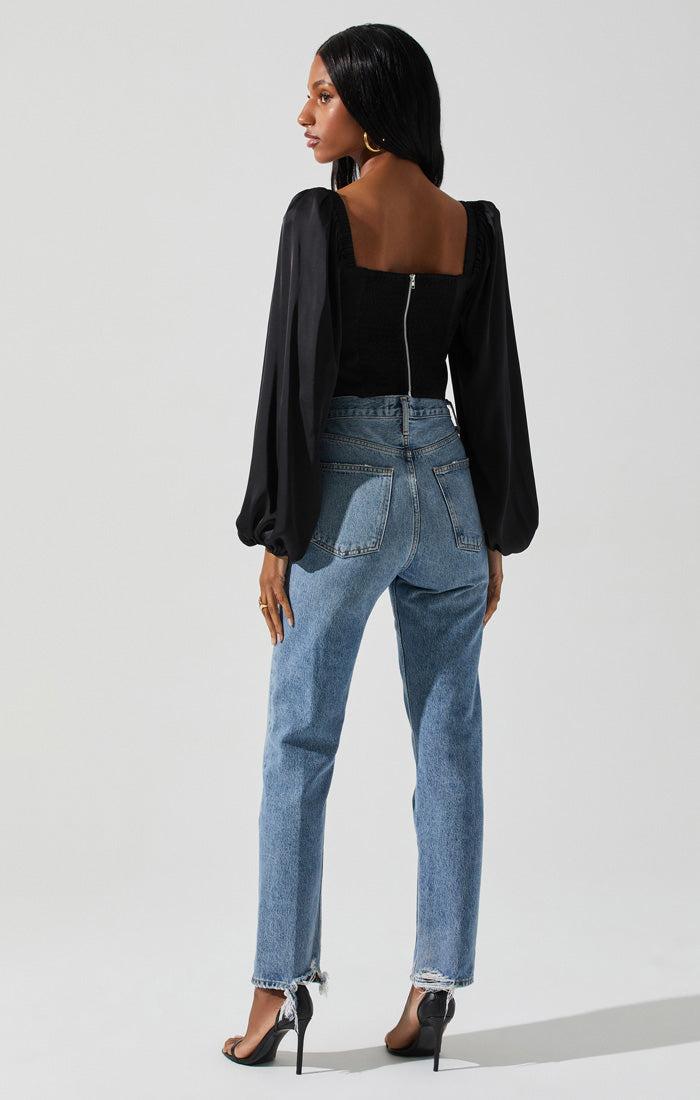 FINAL SALE ASTR the Label | Penny Top | Black Product Image