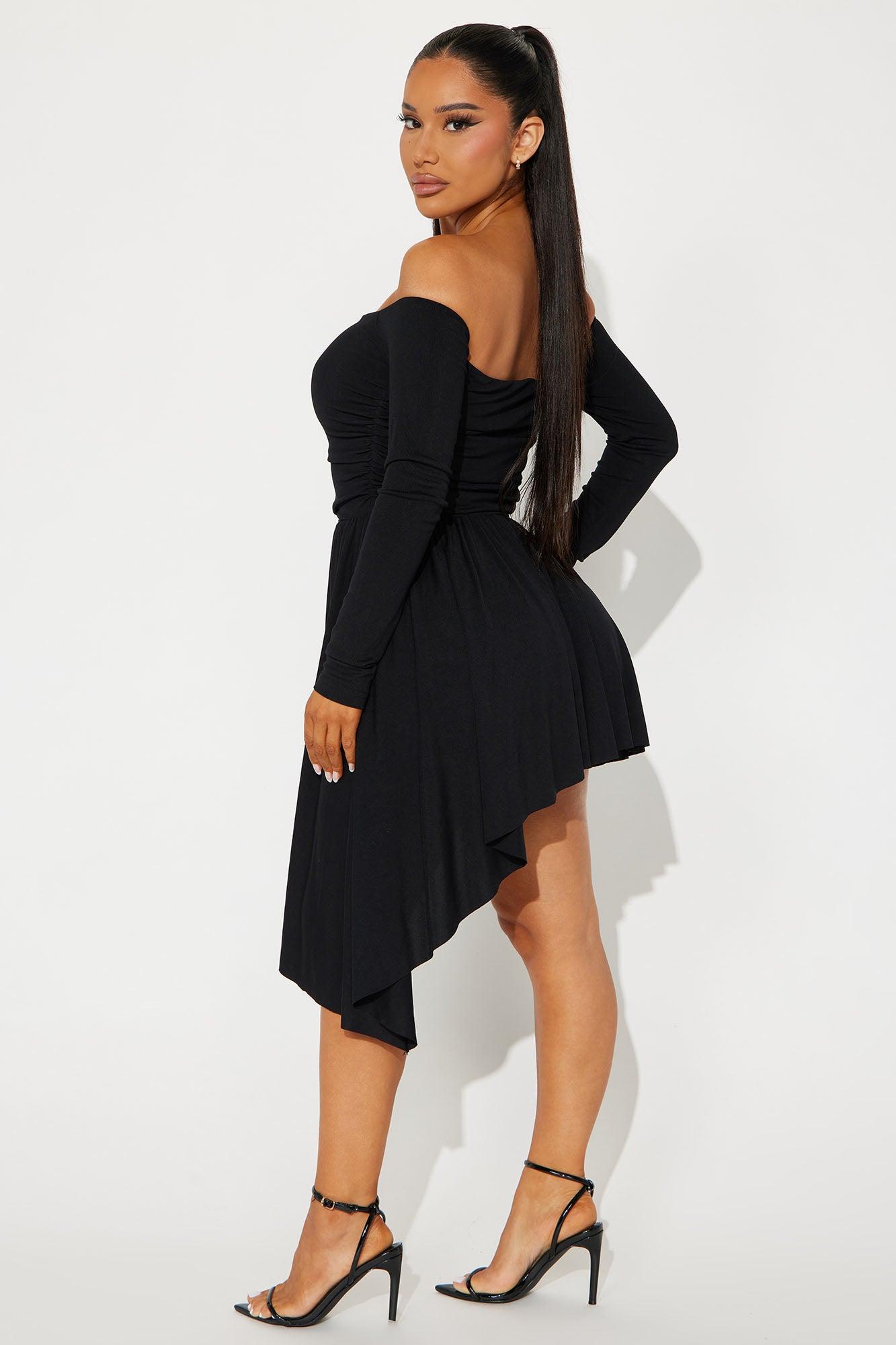 Runaway With Me Mini Dress - Black Product Image