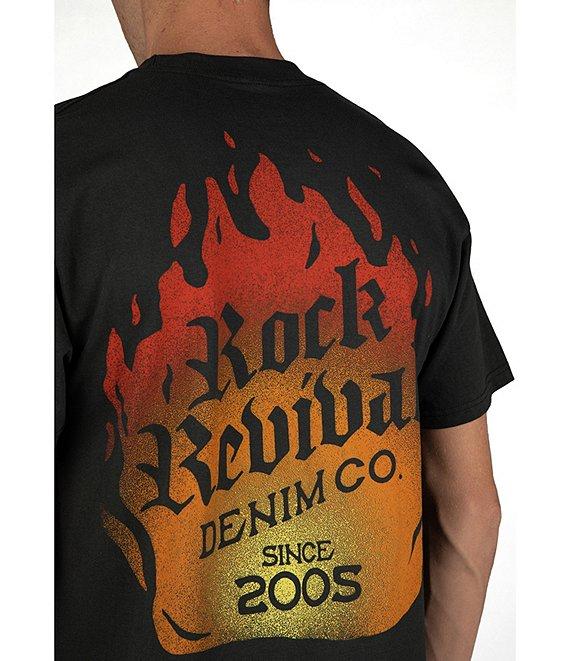 Rock Revival Flame/Logo Artwork Short Sleeve T-Shirt Product Image