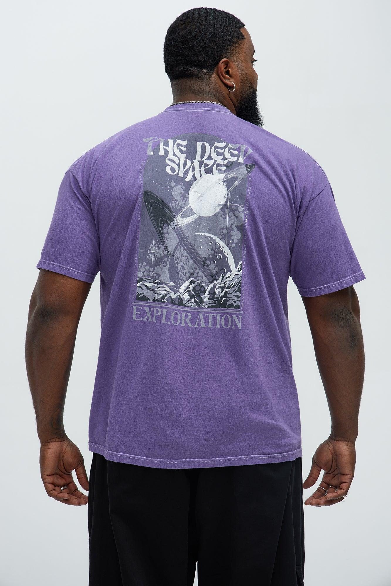 The Deep Space Exploration Short Sleeve Tee - Purple Product Image