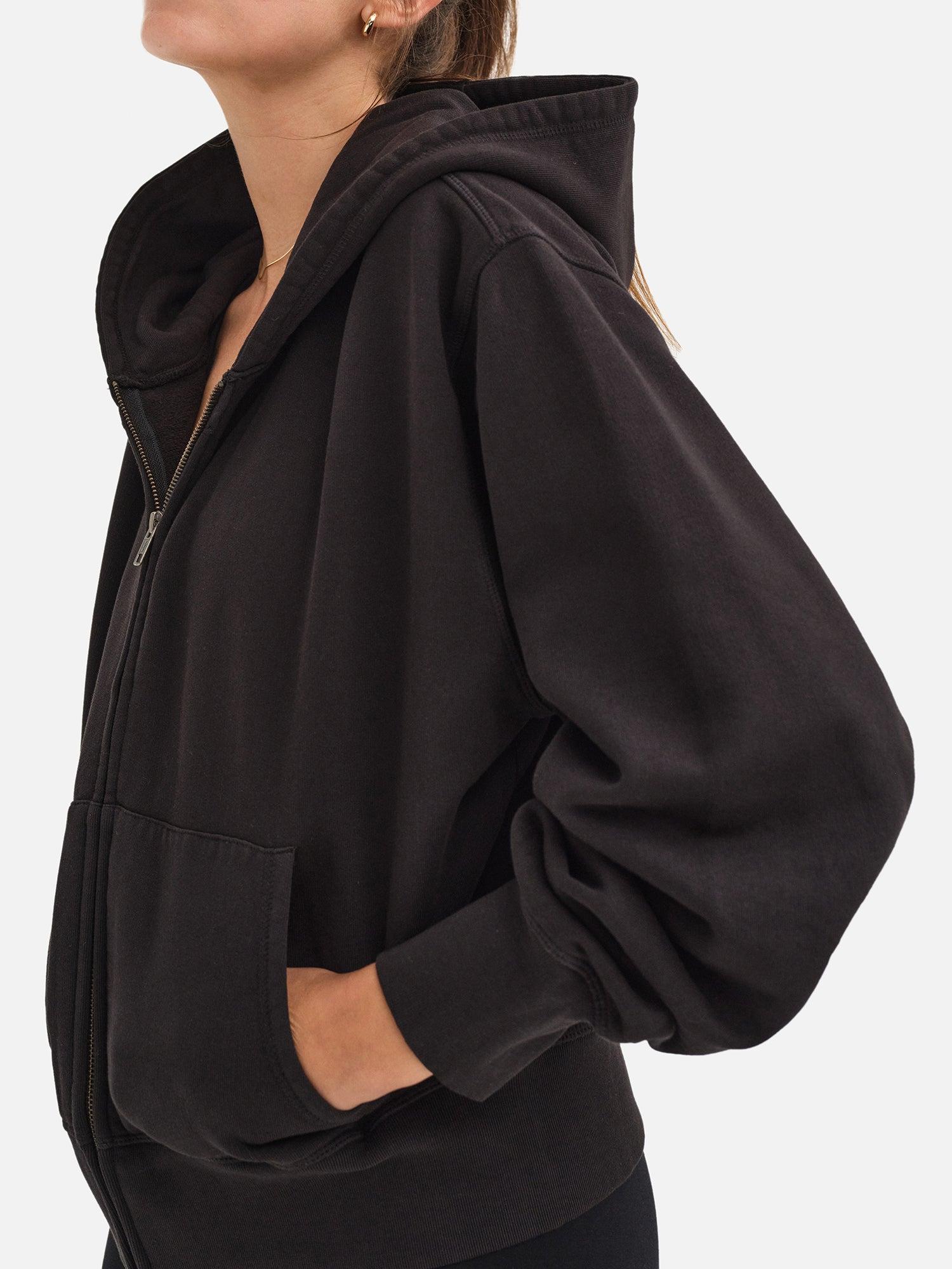 Organic Fleece Zip Hoodie Female Product Image