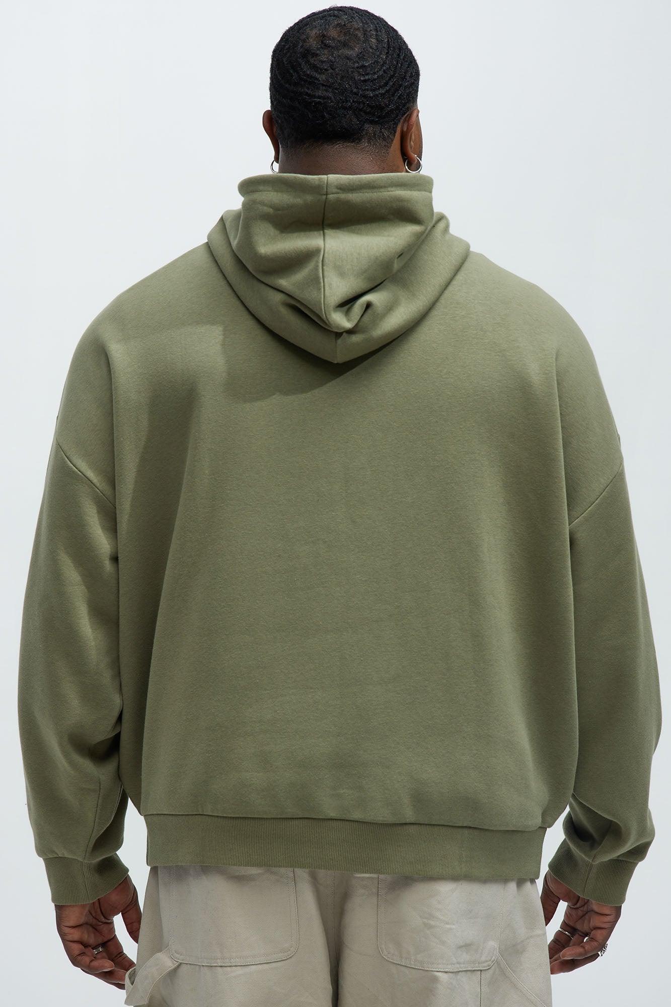 Tyson Fire & Desire Oversized Hoodie - Olive Product Image
