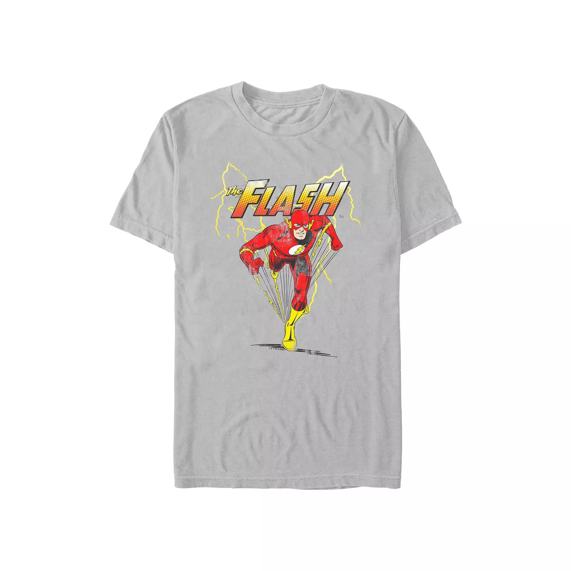 Men's The Flash Lightning Poster Graphic Tee,  Product Image