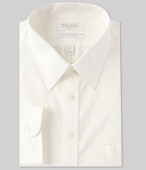 Gold Label Roundtree & Yorke Fitted Non-Iron Point Collar Dress Shirt Product Image