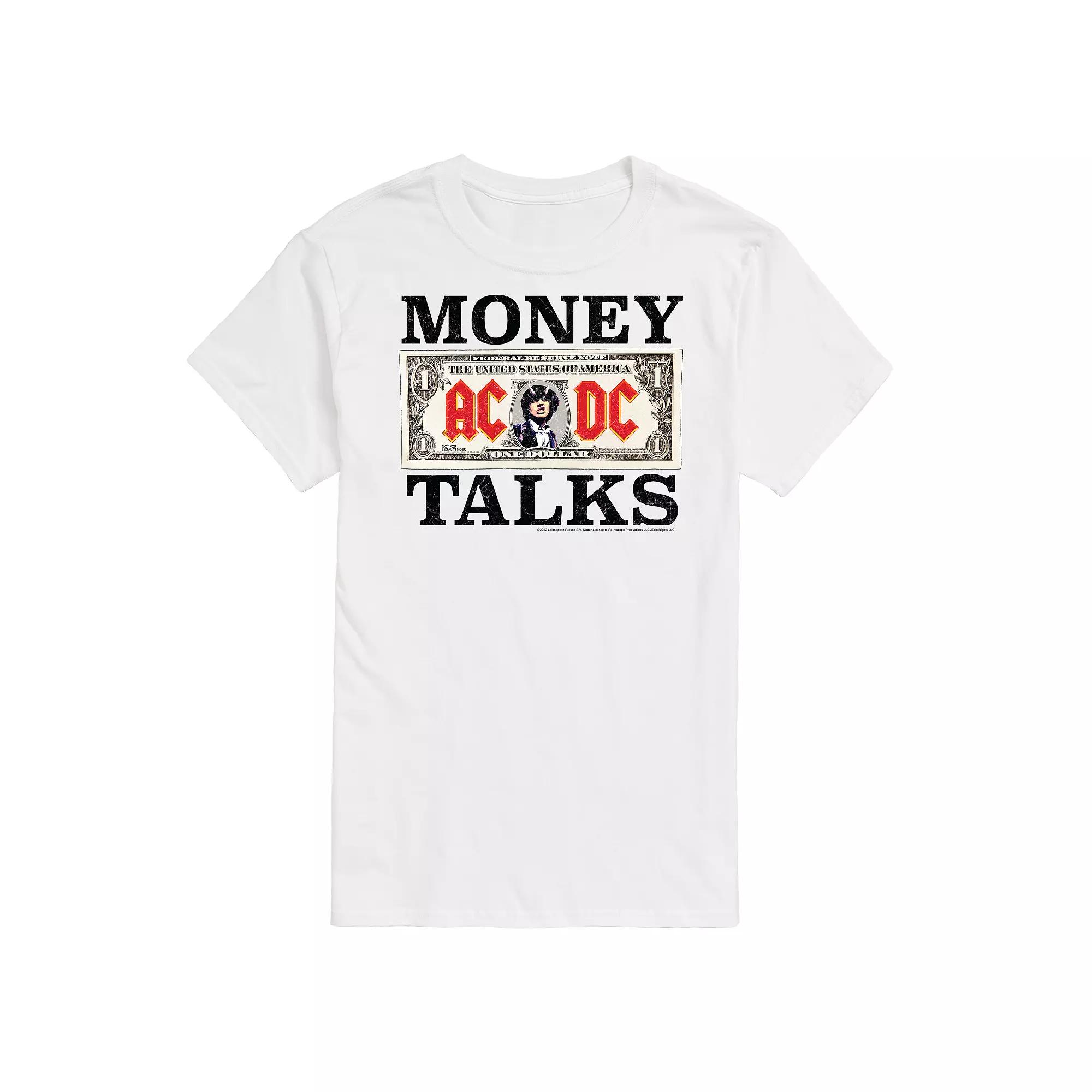 Big & Tall ACDC Money Talks Tee, Men's,  Product Image