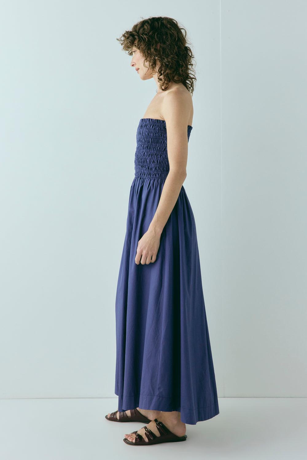 Emmy Midi Dress Navy Product Image