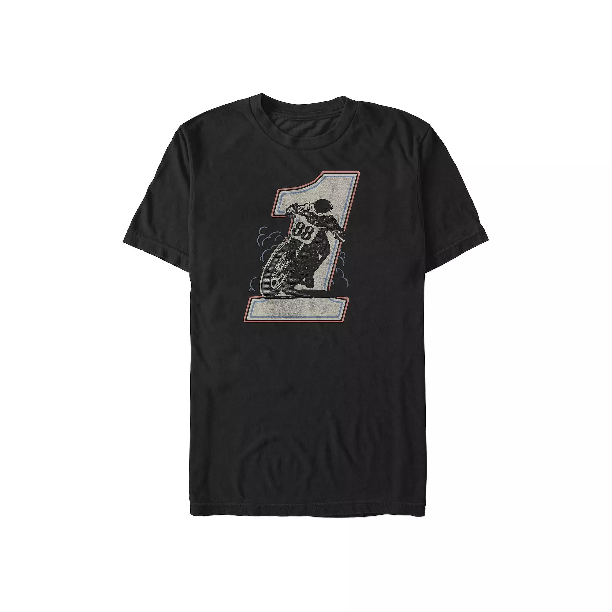 Big & Tall Bike Racer Graphic Tee, Men's,  Product Image