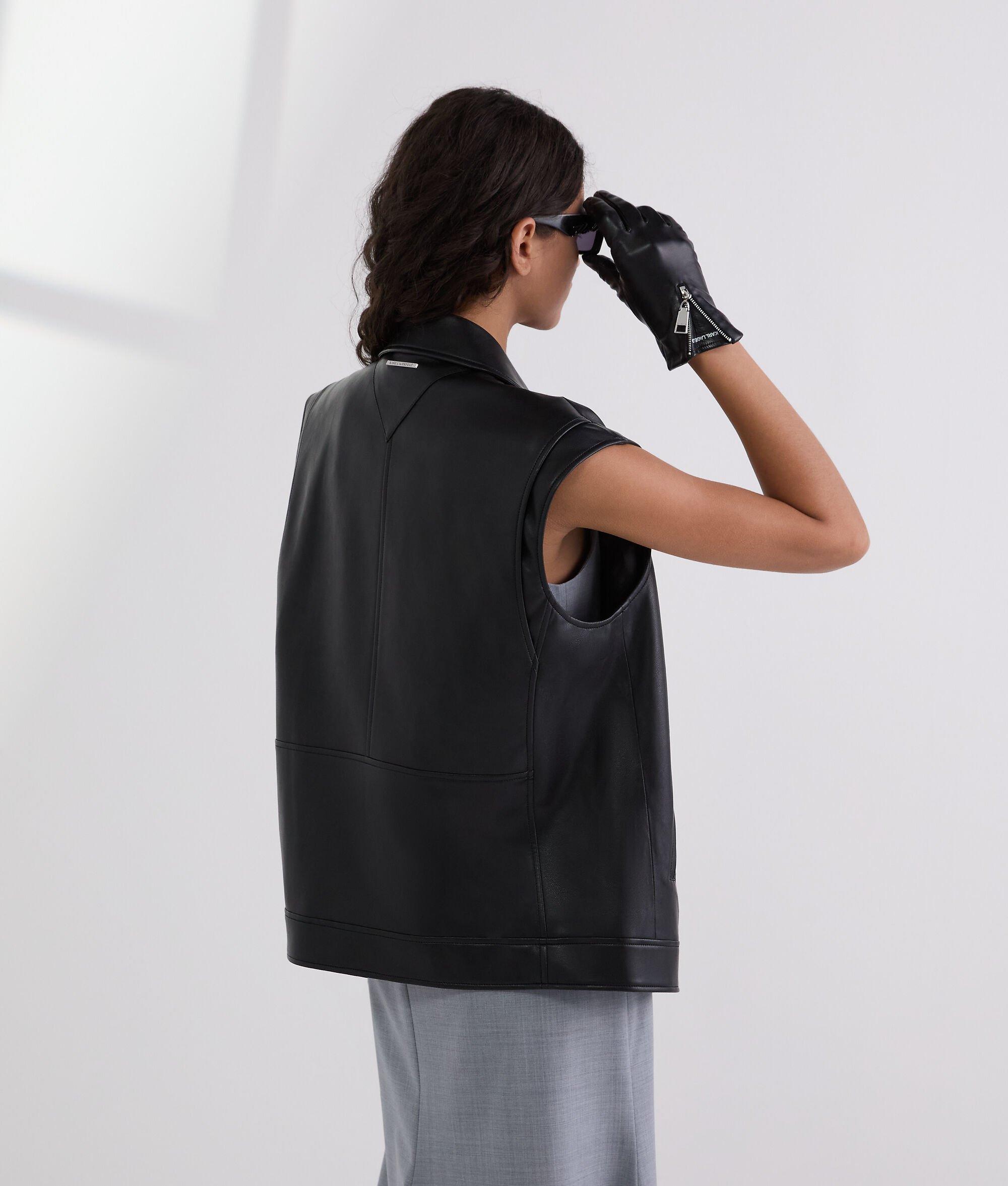 FAUX-LEATHER GILET Product Image