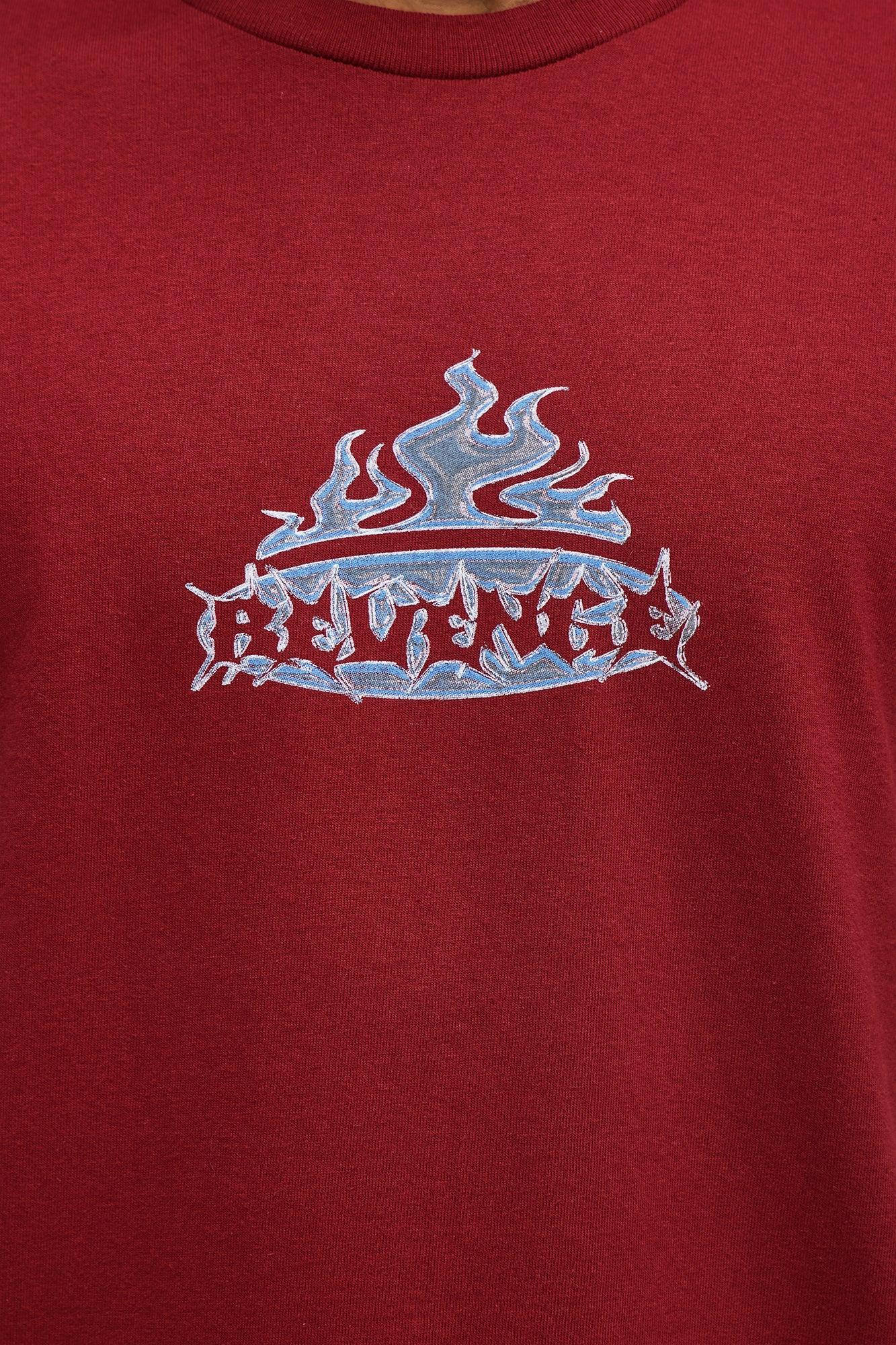 Vengeance Runs Deep Short Sleeve Tee - Red Male Product Image