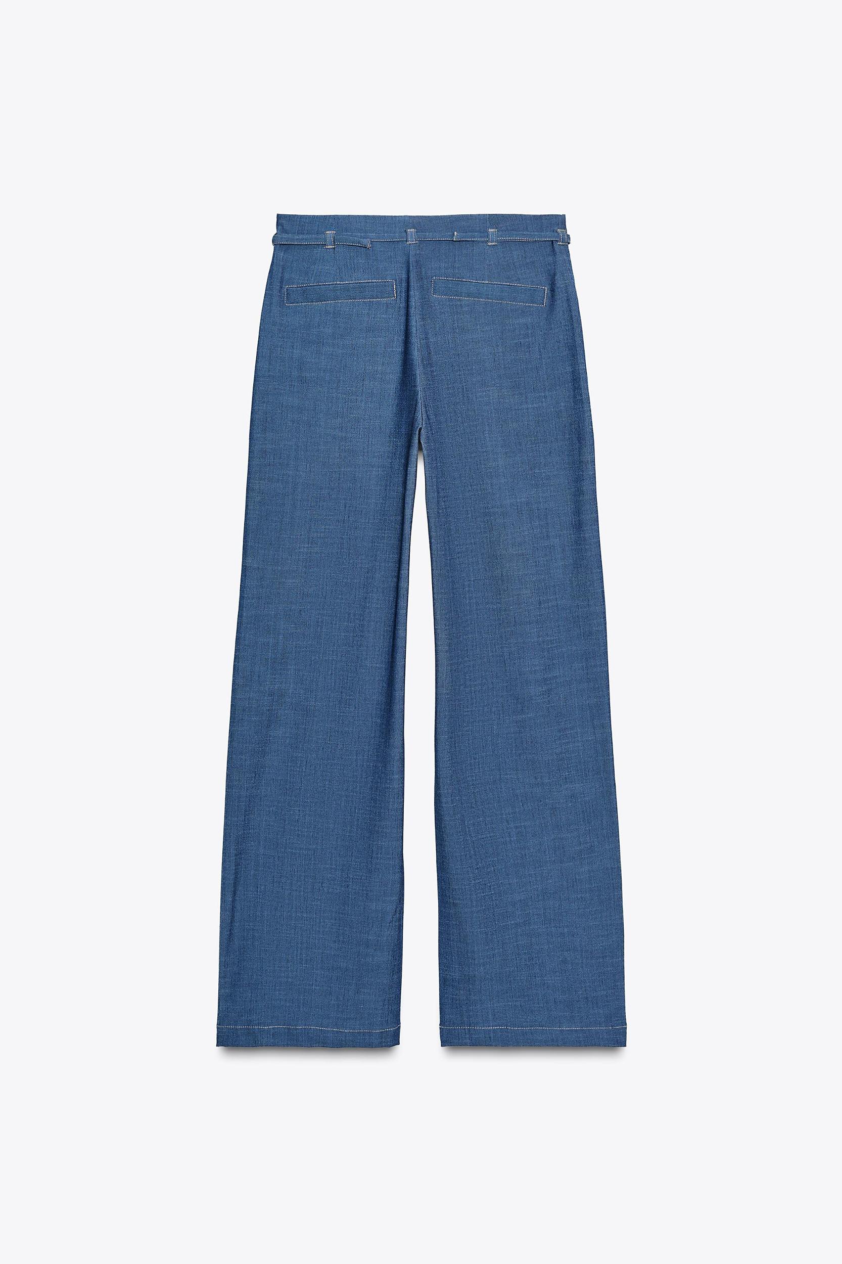 WIDE LEG PANTS WITH LOOPS Product Image