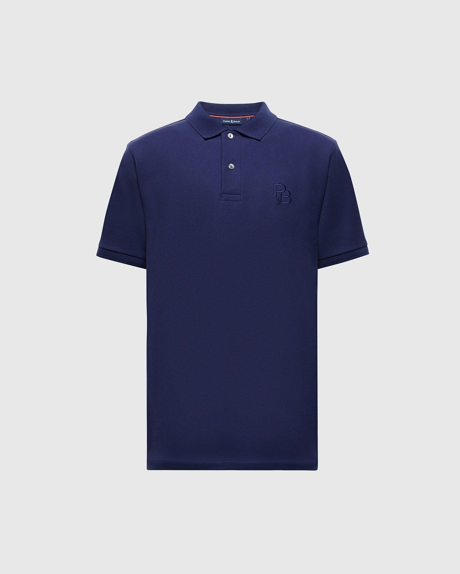 MENS NICHOLSON RIB COLLAR PIQUE POLO - B6K401F200 Male Product Image