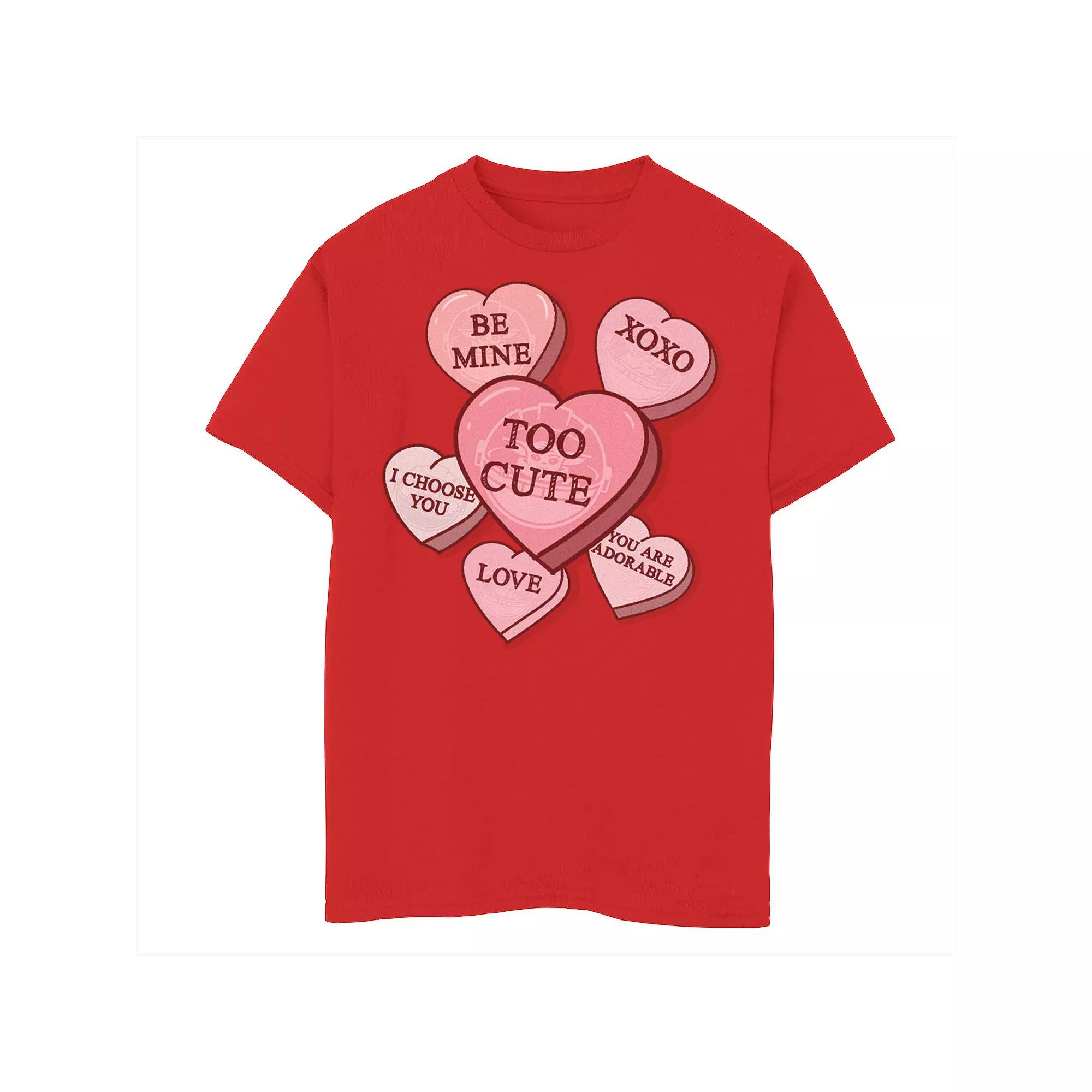 Boys 8-20 Marvel Iron Man You Make My Heart Soar Valentine Card Graphic Tee, Boy's,  Product Image