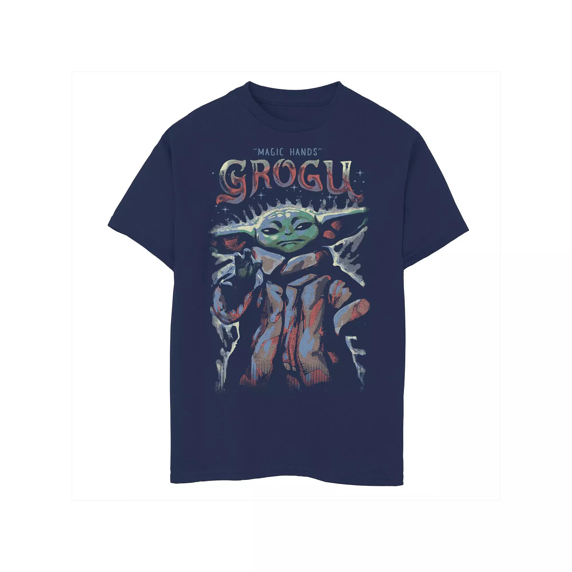 Boys 8-20 Star Wars The Mandalorian Magic Hands Grogu Sketch Graphic Tee, Boy's,  Product Image