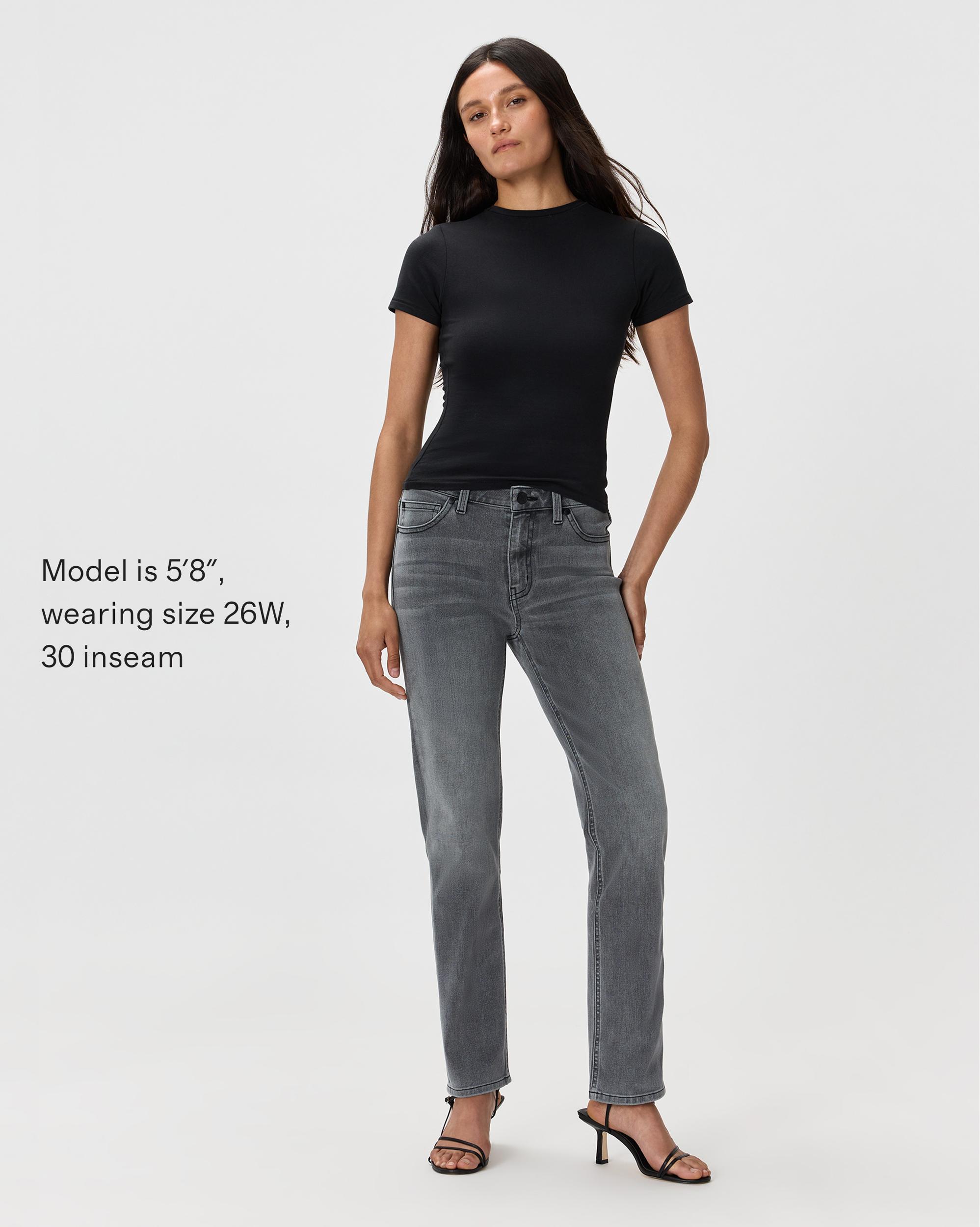 Quince | Women's Luna Stretch Slim Straight Jeans Organic Cotton Product Image