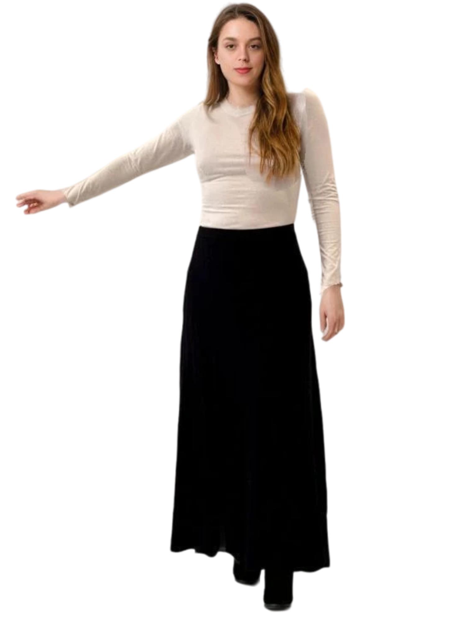 Pashmina Rib Knit Skirt Product Image