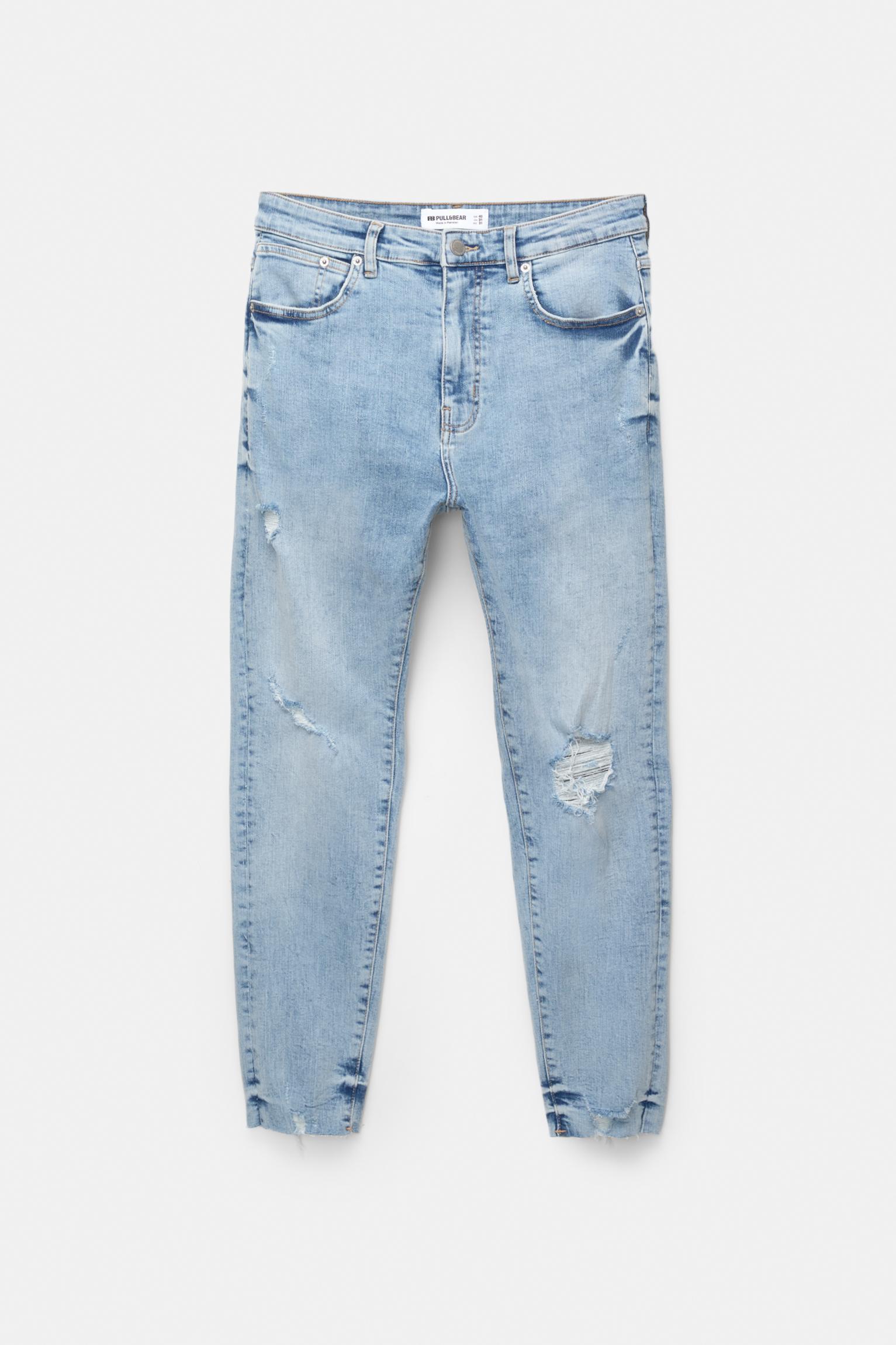 Ripped carrot fit jeans Product Image