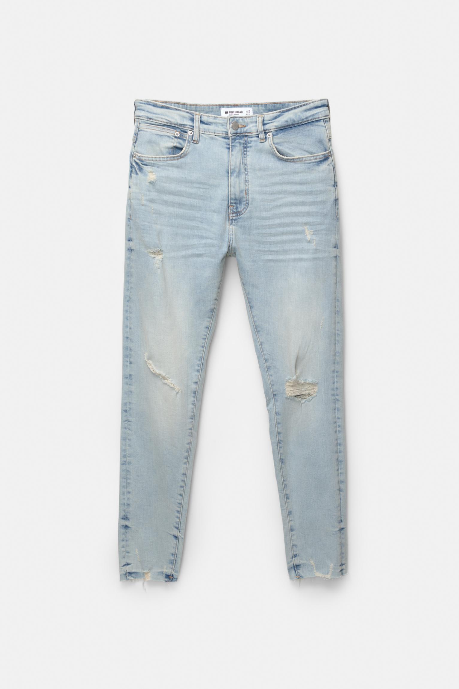 Ripped carrot fit jeans Product Image