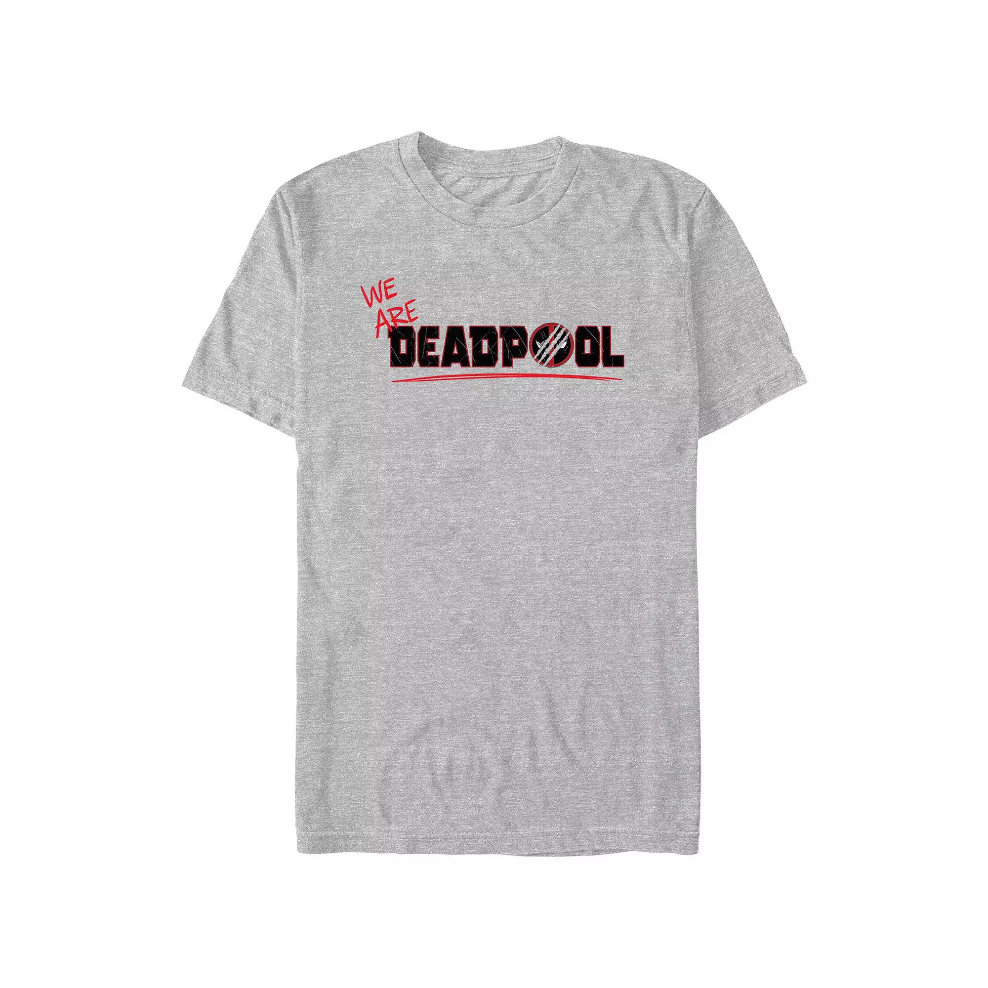 Men's Deadpool And Wolverine We Are Scratch Logo Graphic Tee,  Product Image