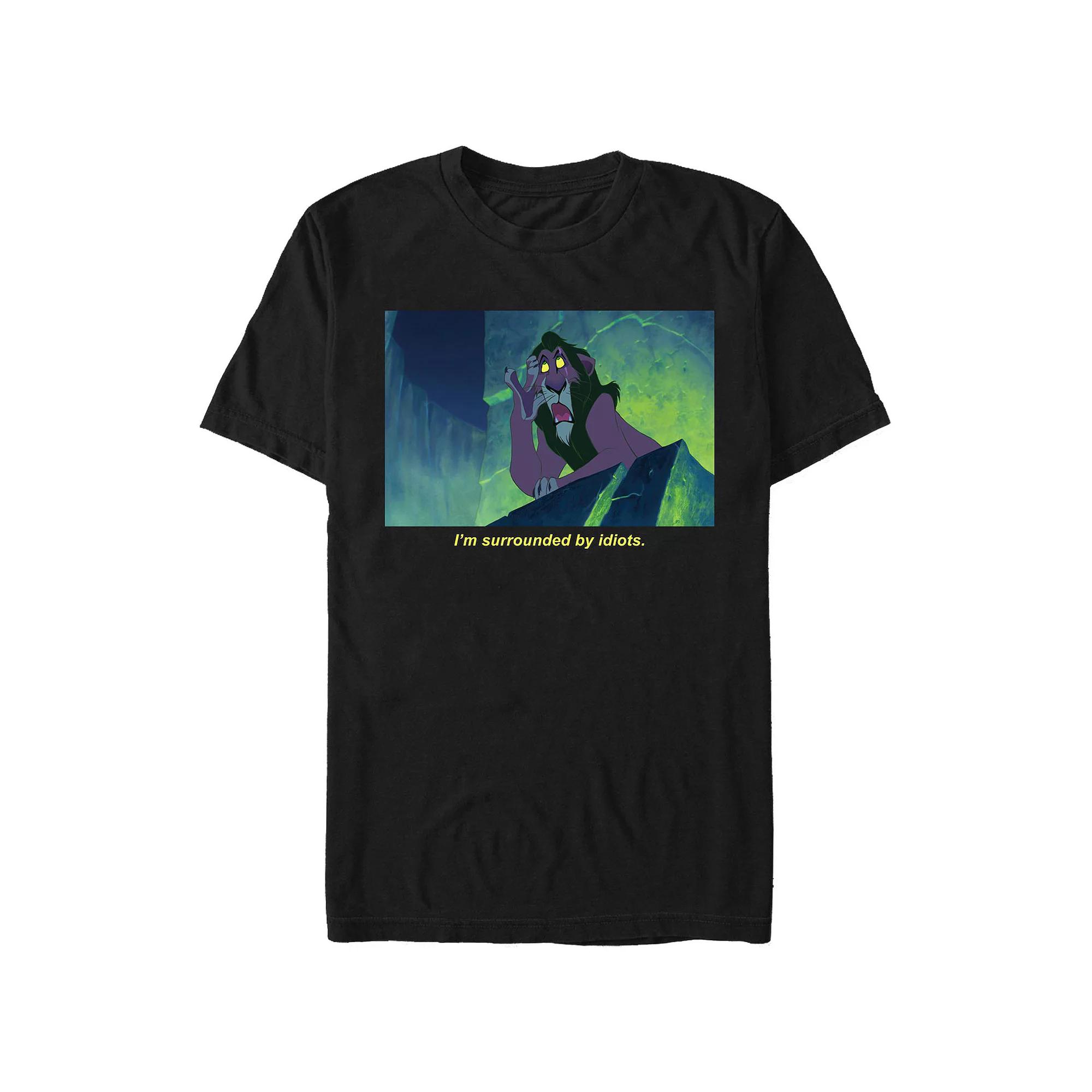 Men's The Lion King Scar I'm Surrounded By Idiots Graphic Tee,  Product Image
