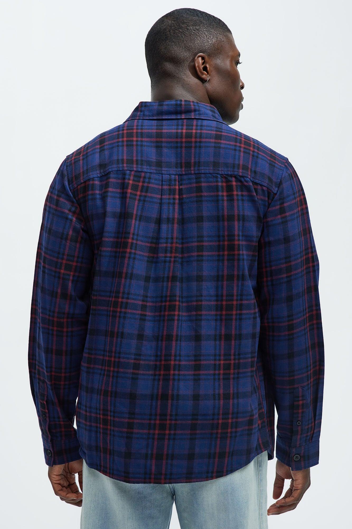 Bonad Plaid Shirt - Blue/combo Male Product Image