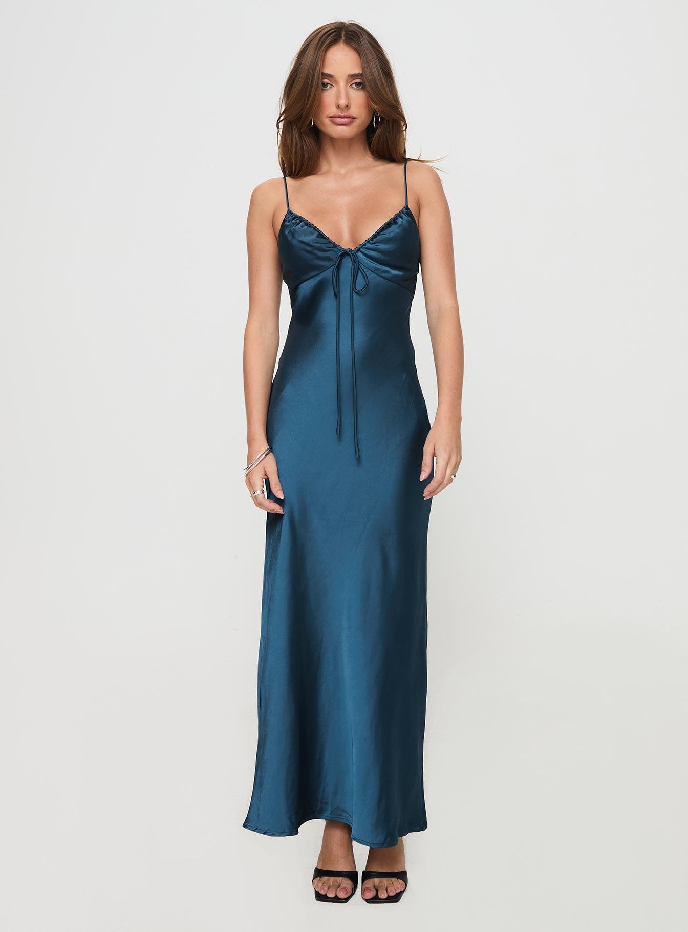 Maguire Maxi Dress Navy Product Image