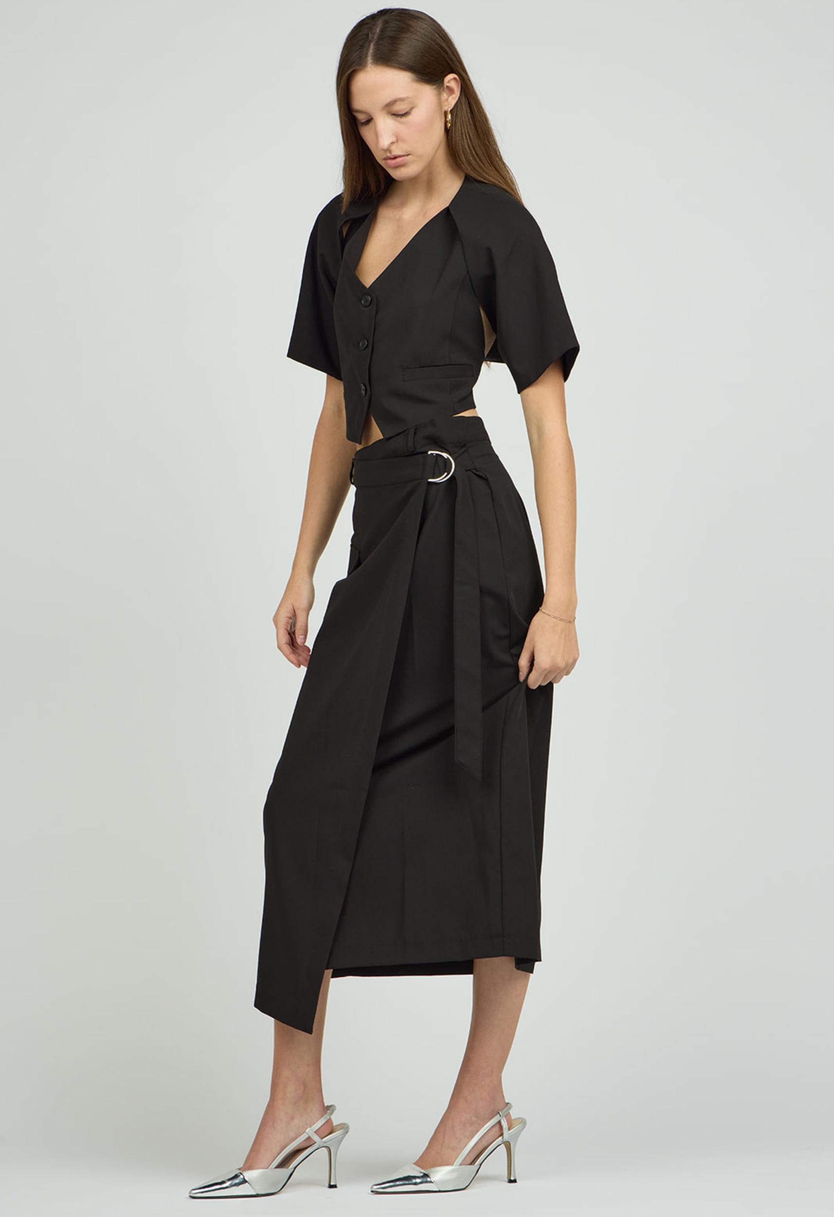 Kingsley Vest Top in Black Product Image